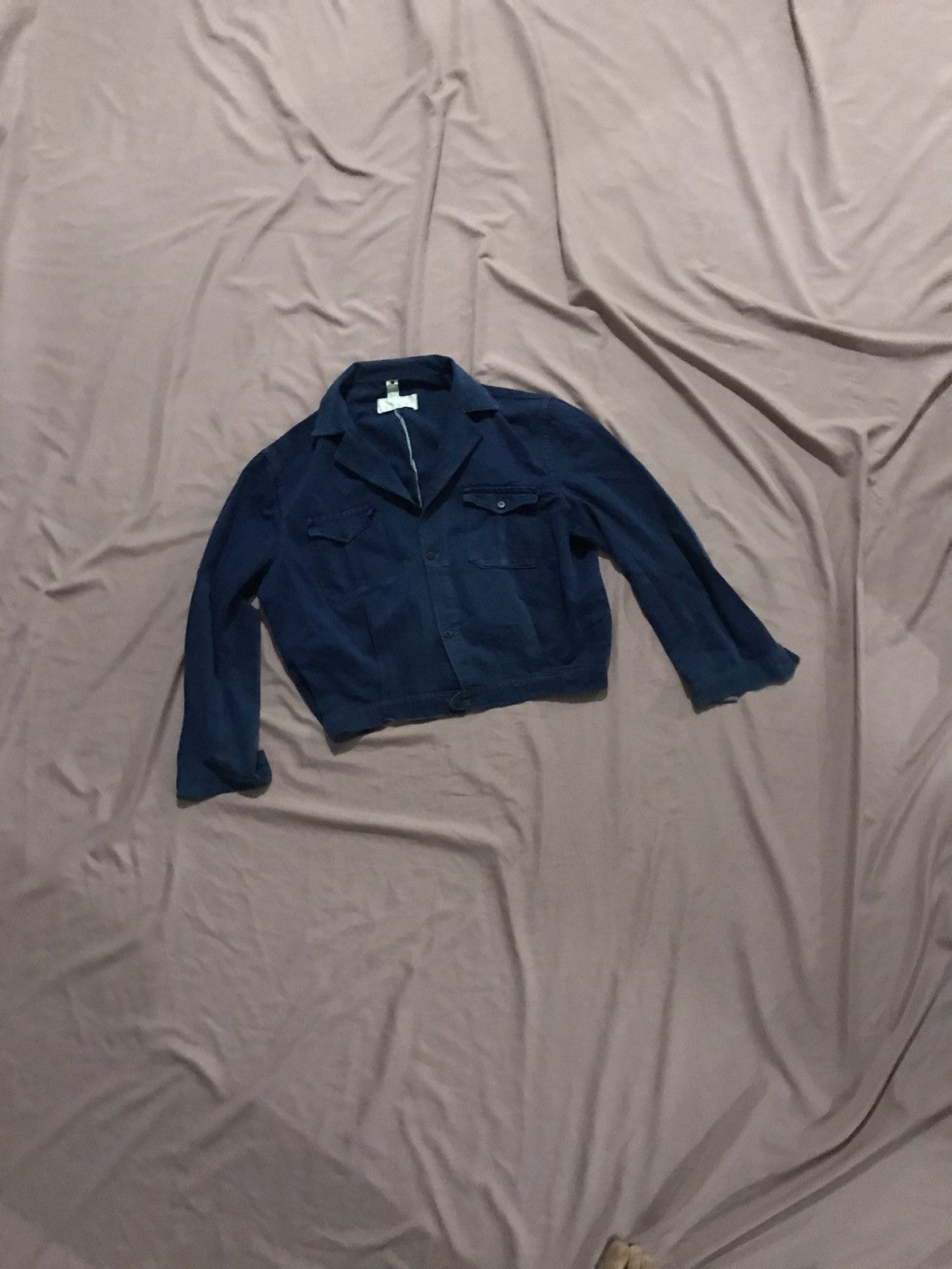 Other × Self Edge SELVEDGE CIRCA 60s CROPPED CHORE JACKET Size US L / EU 52-54 / 3 - 4 Thumbnail