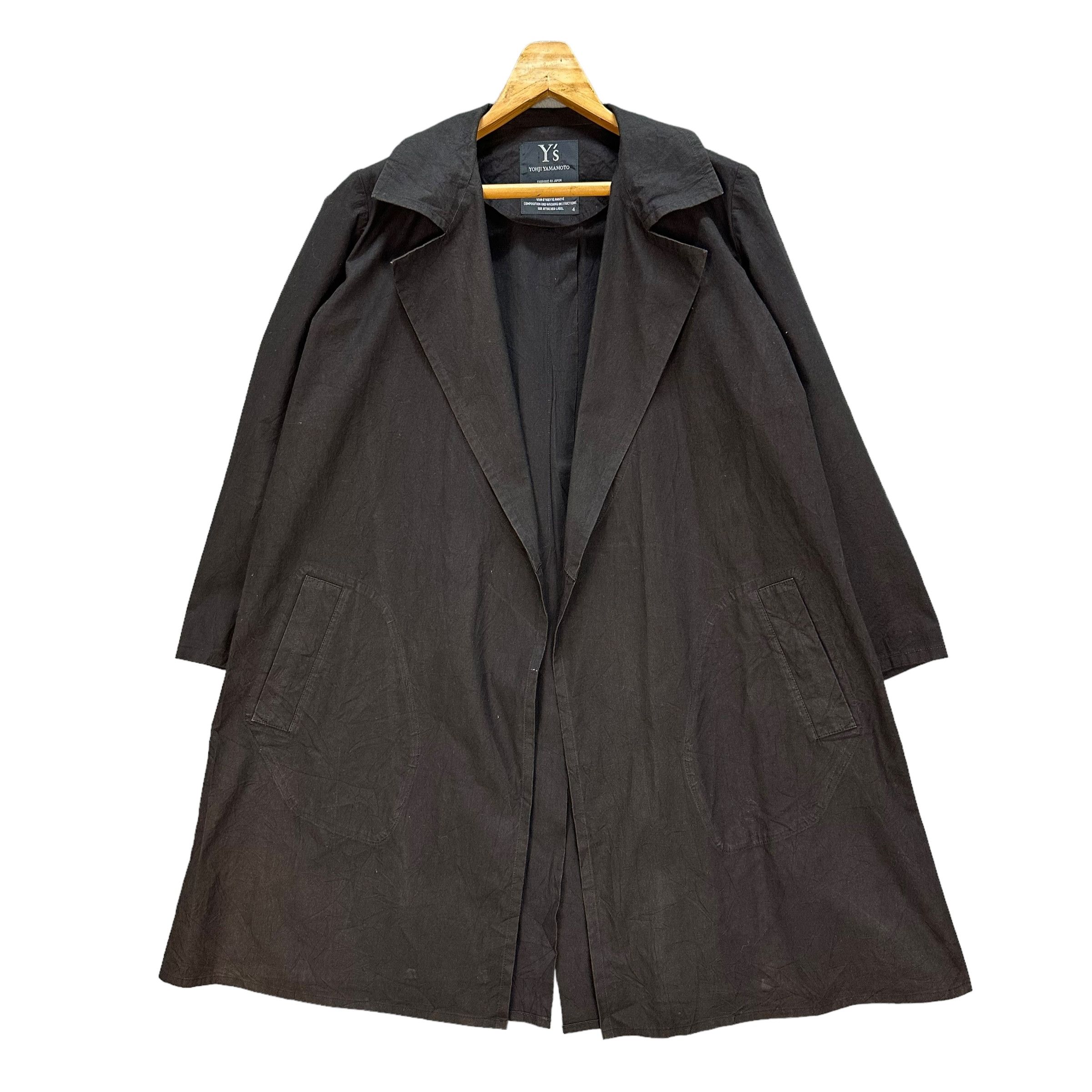 Y's Y's Yohji Yamamoto Buttonless Overcoat #A11-0260 Size US L / EU 52-54 / 3 - 6 Thumbnail