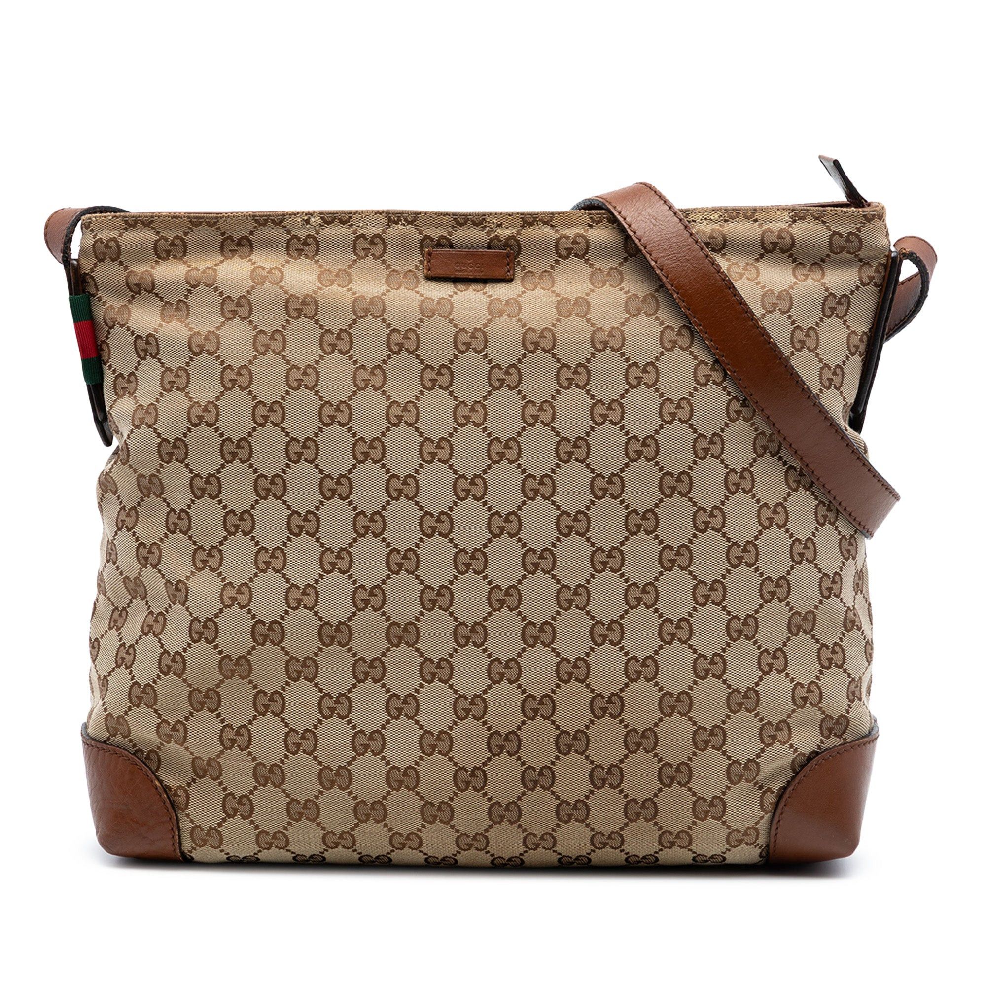 Gucci GG Canvas Web Crossbody Size ONE SIZE - 1 Thumbnail
