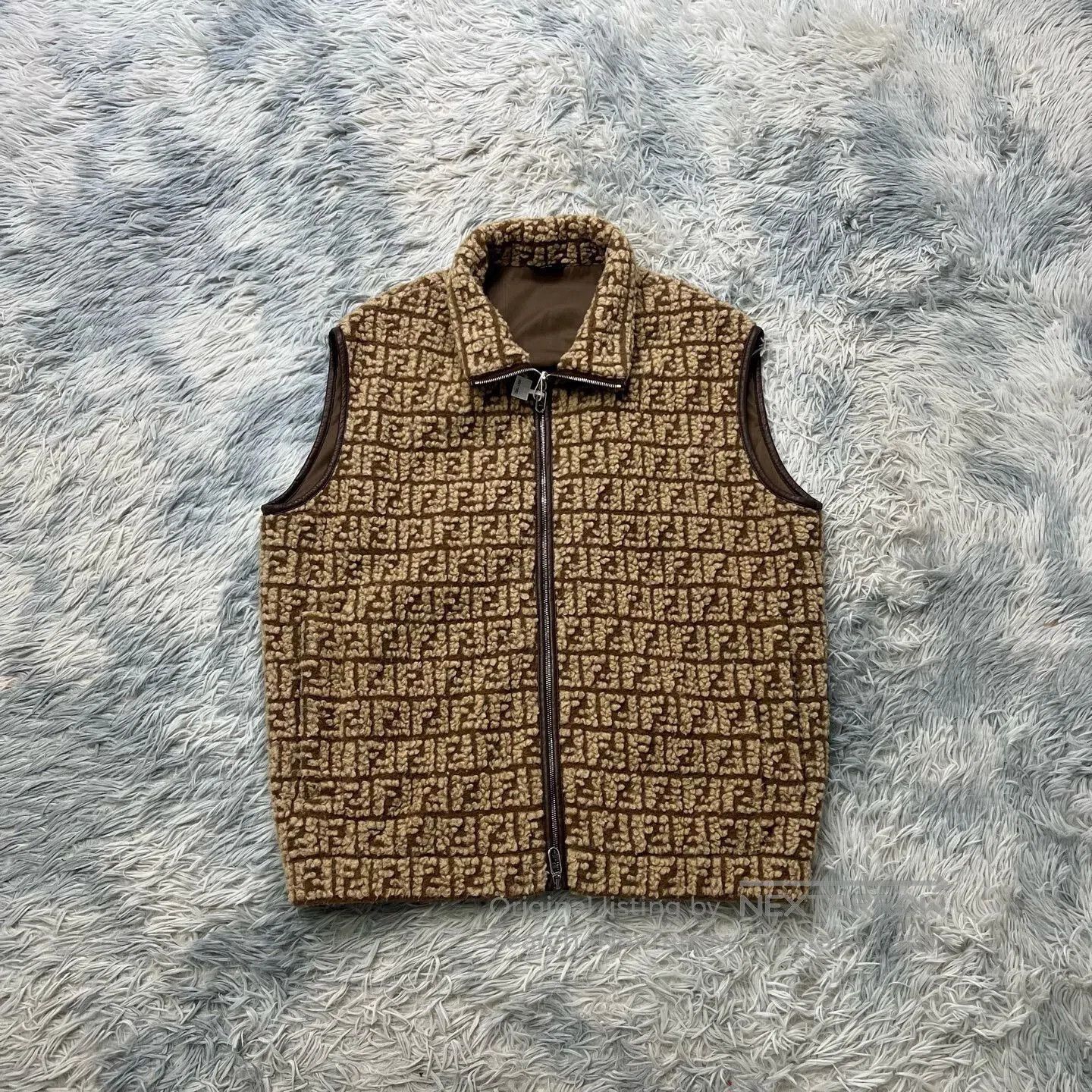 Fendi Fendi All-Over Print Fleece Vest. Size US M / EU 48-50 / 2 - 1 Thumbnail