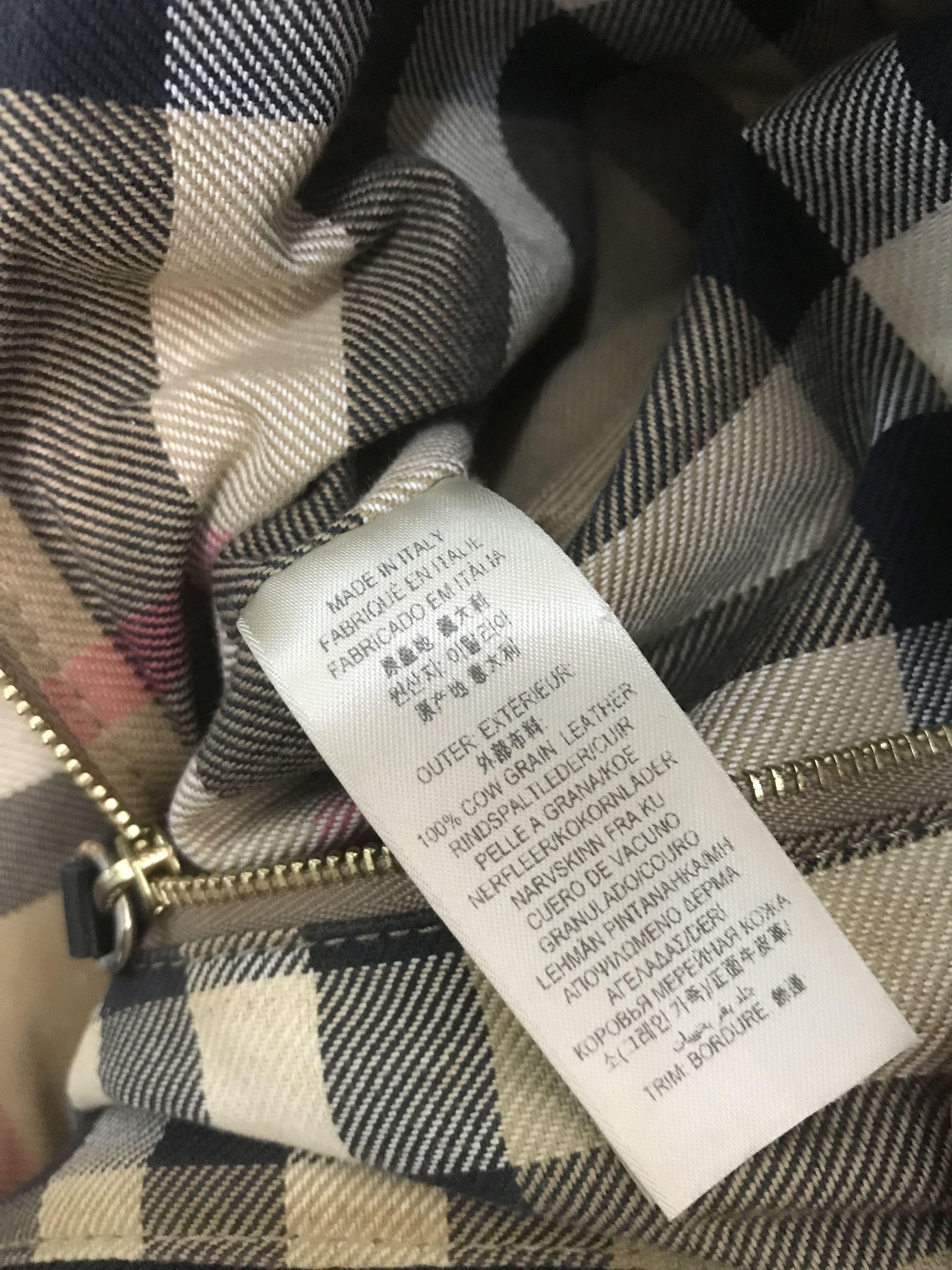 Burberry Burberry Leather Nova Check Handbag Size ONE SIZE - 18 Thumbnail