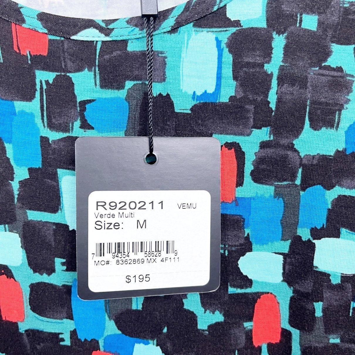 Other ST JOHN Brushstroke Jersey Top Black Green Womens M Size M / US 6-8 / IT 42-44 - 6 Thumbnail