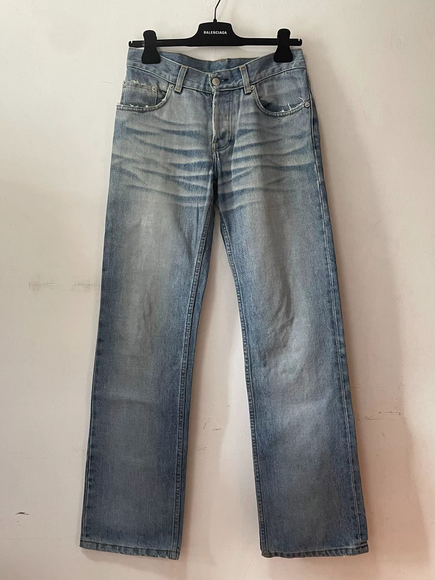Helmut Lang Helmut Lang Vintage Boot Cut Denim Pants Size 28" / US 6 / IT 42 - 1 Thumbnail