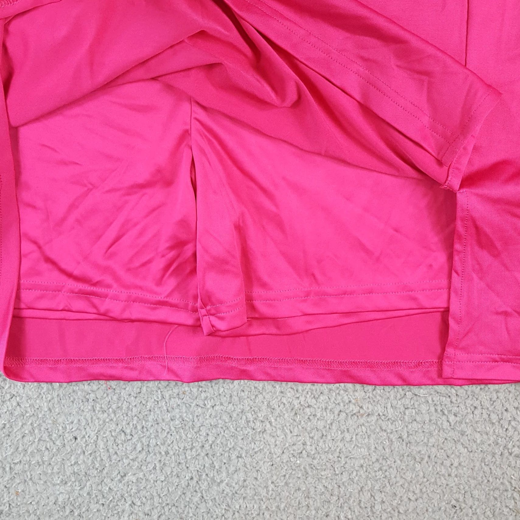 Vintage Hot Pink Women's Size XL Athletic Mini Skirt Stretch Tennis Skort Golf Workout Size 40" / US 18 - 4 Thumbnail