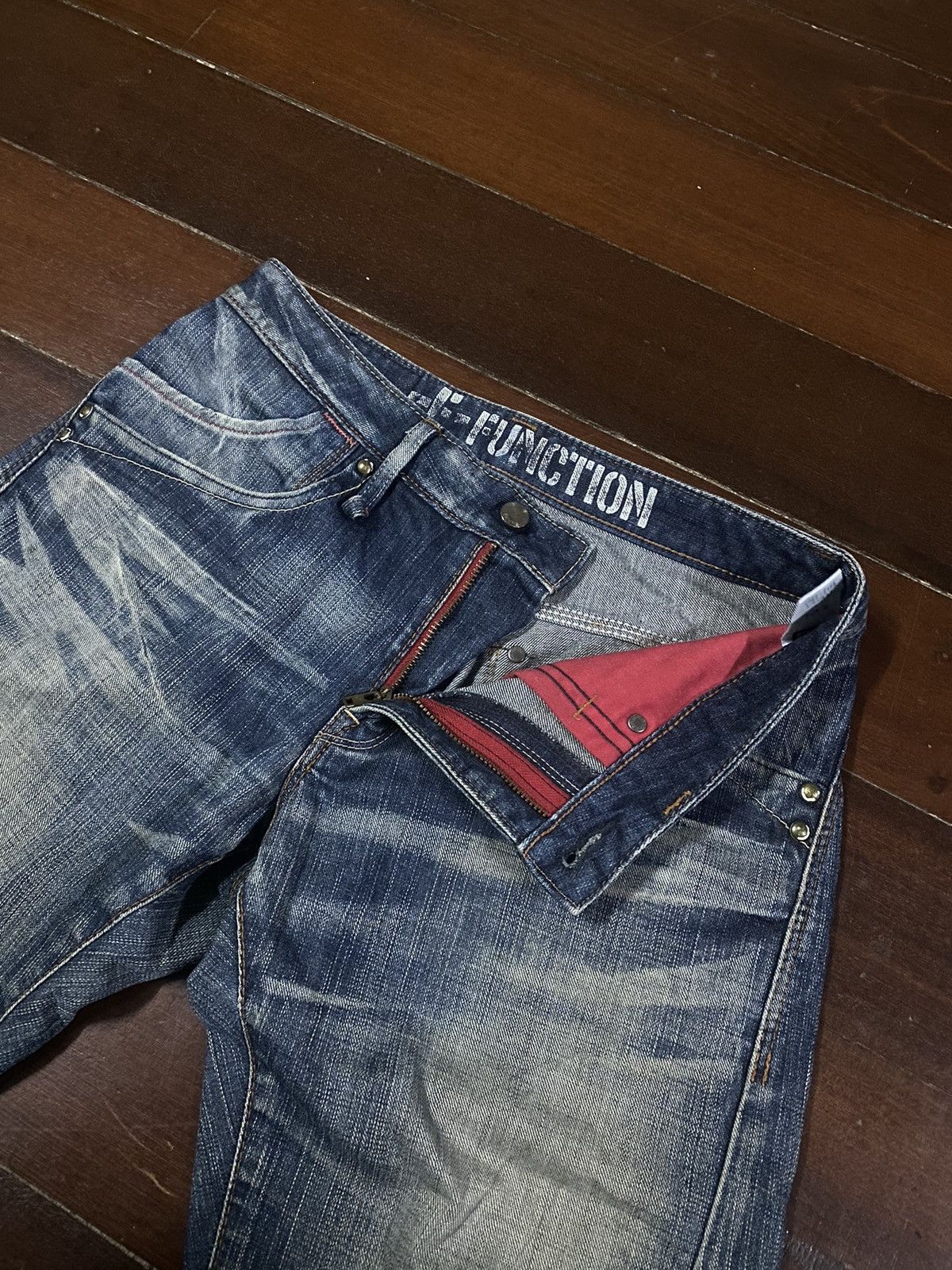 Edwin × Japanese Brand FIRE 🔥 EDWIN E-FUNCTION CURVE FLARE JEANS Size US 32 / EU 48 - 11 Thumbnail
