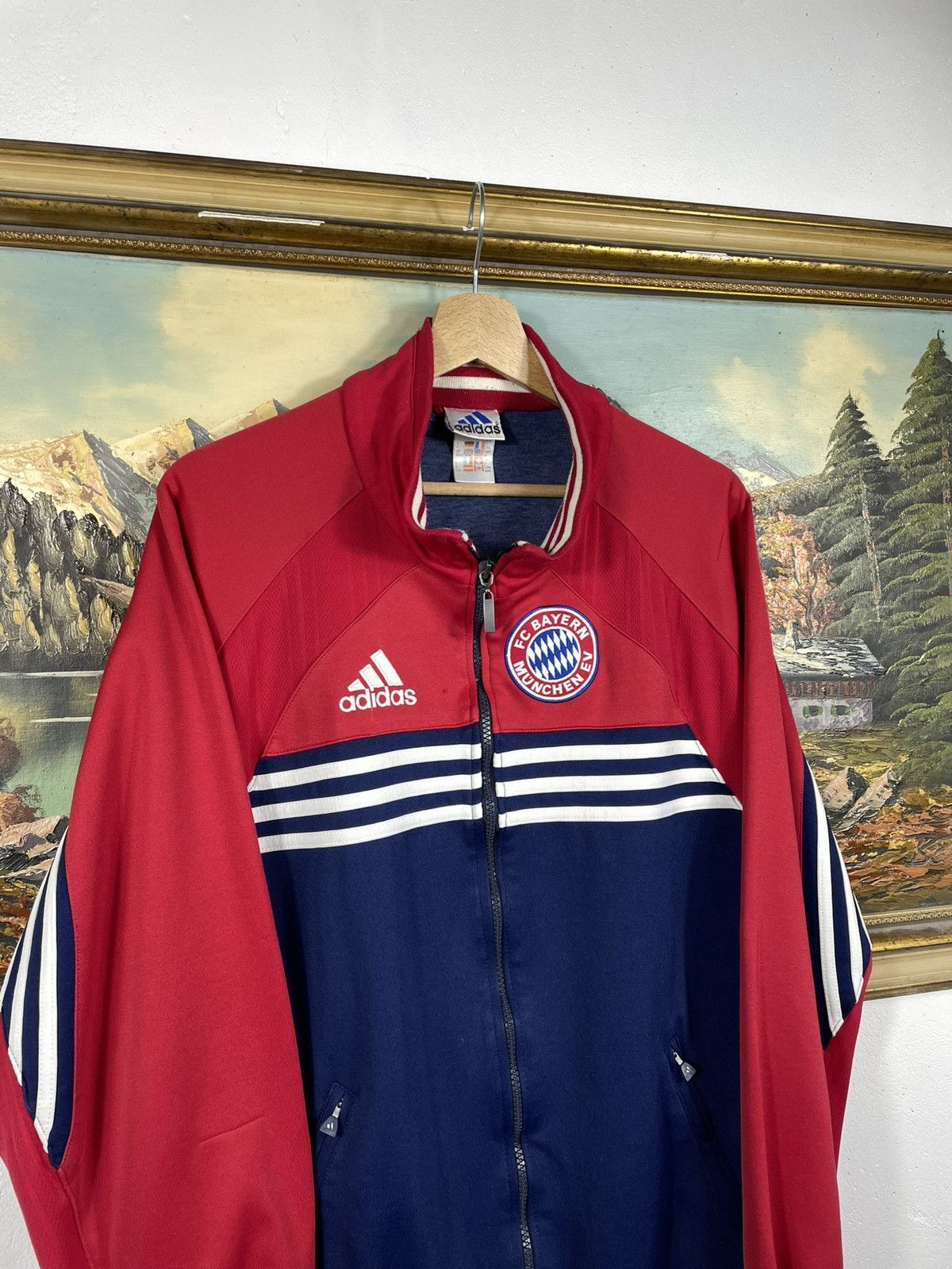 Adidas × Vintage Adidas 3 Stripes Tracksuit Retro Bayern Monachium Soccer Size US M / EU 48-50 / 2 - 5 Thumbnail