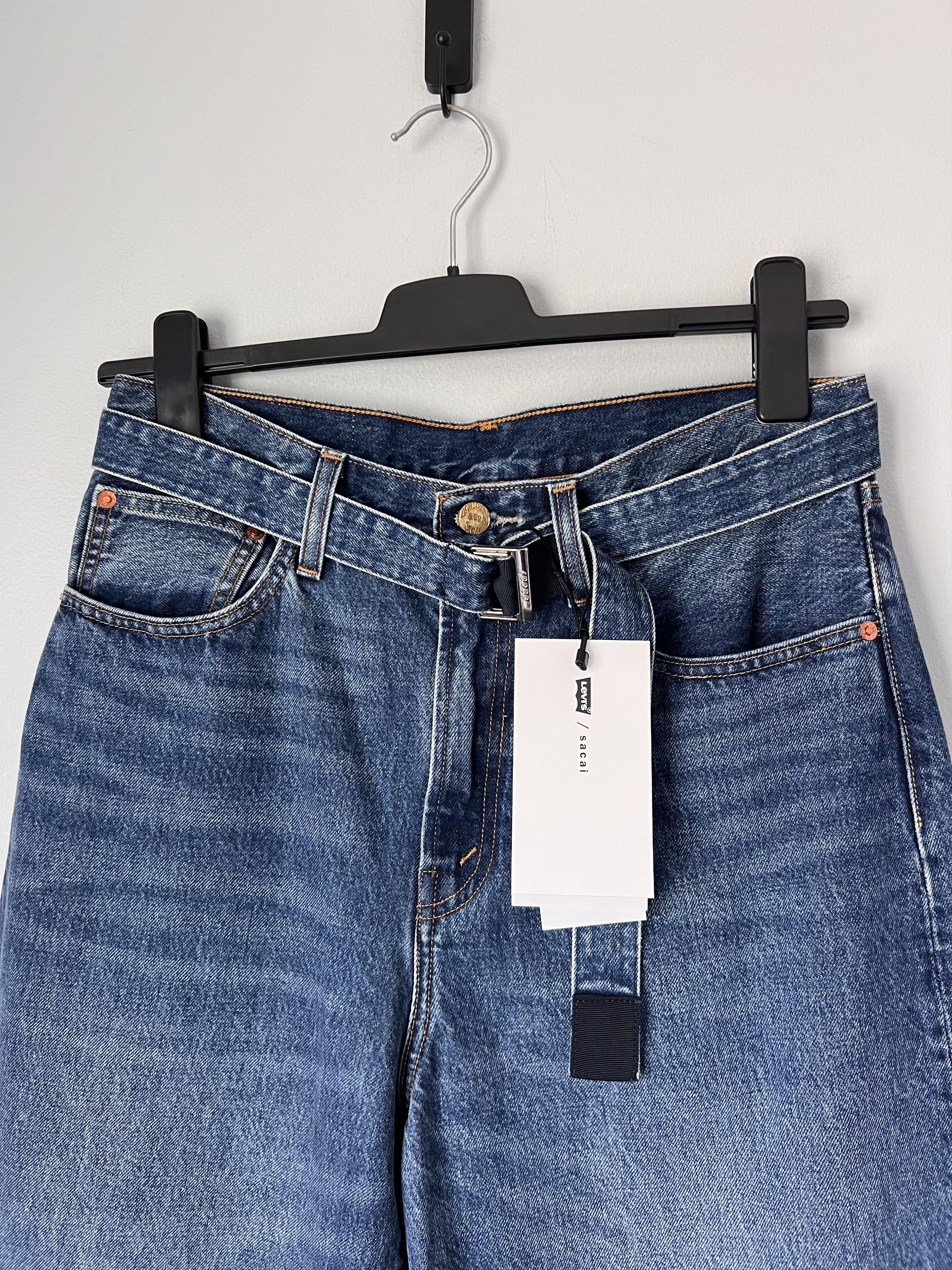 Levi's × Sacai Sacai Levi's Denim Pants in Blue Size US 32 / EU 48 - 2 Thumbnail