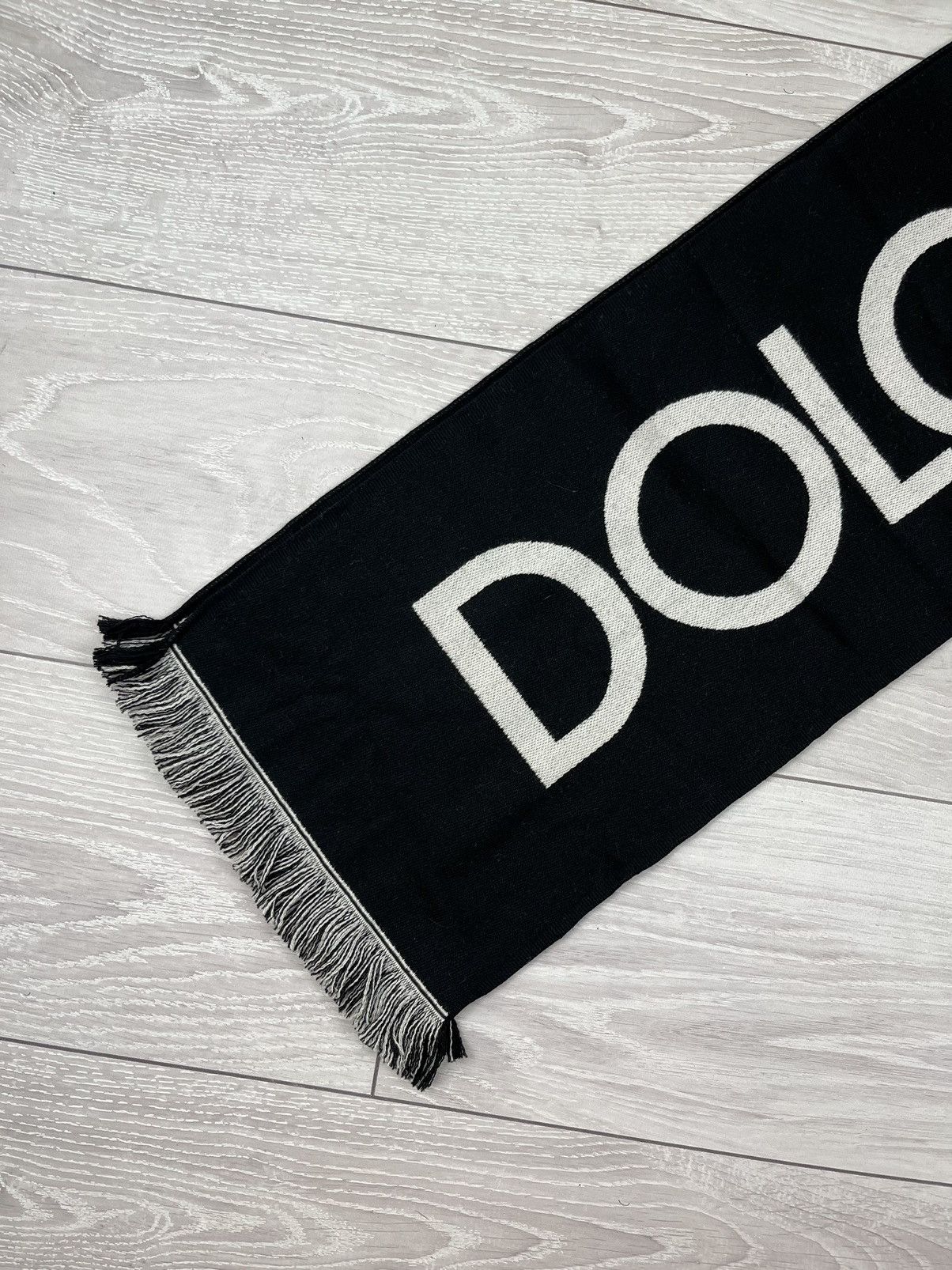 Dolce & Gabbana Dolce Gabbana Full Big Logo Luxury Scarf Y2K Size ONE SIZE - 6 Thumbnail