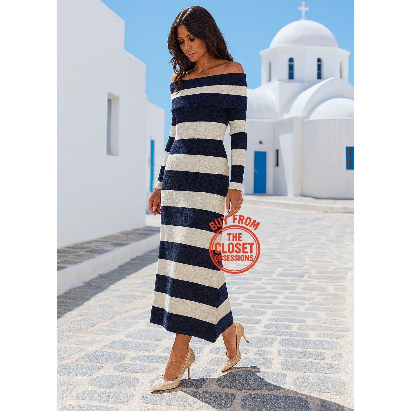 Zara Zara Oversized Striped Knit Sweater Dress Women's XL | Grailed