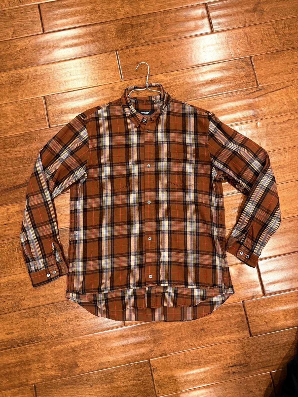 Undercover Undercover split collar flannel Size US XL / EU 56 / 4 - 1 Thumbnail