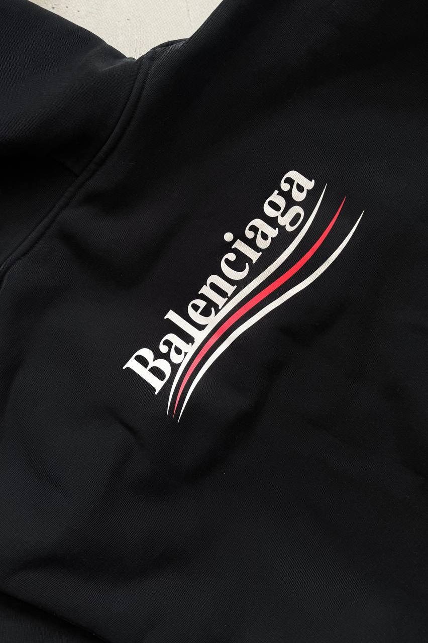 Balenciaga Balenciaga Political Campaign Logo Hoodie Black Oversized S Size US S / EU 44-46 / 1 - 3 Thumbnail