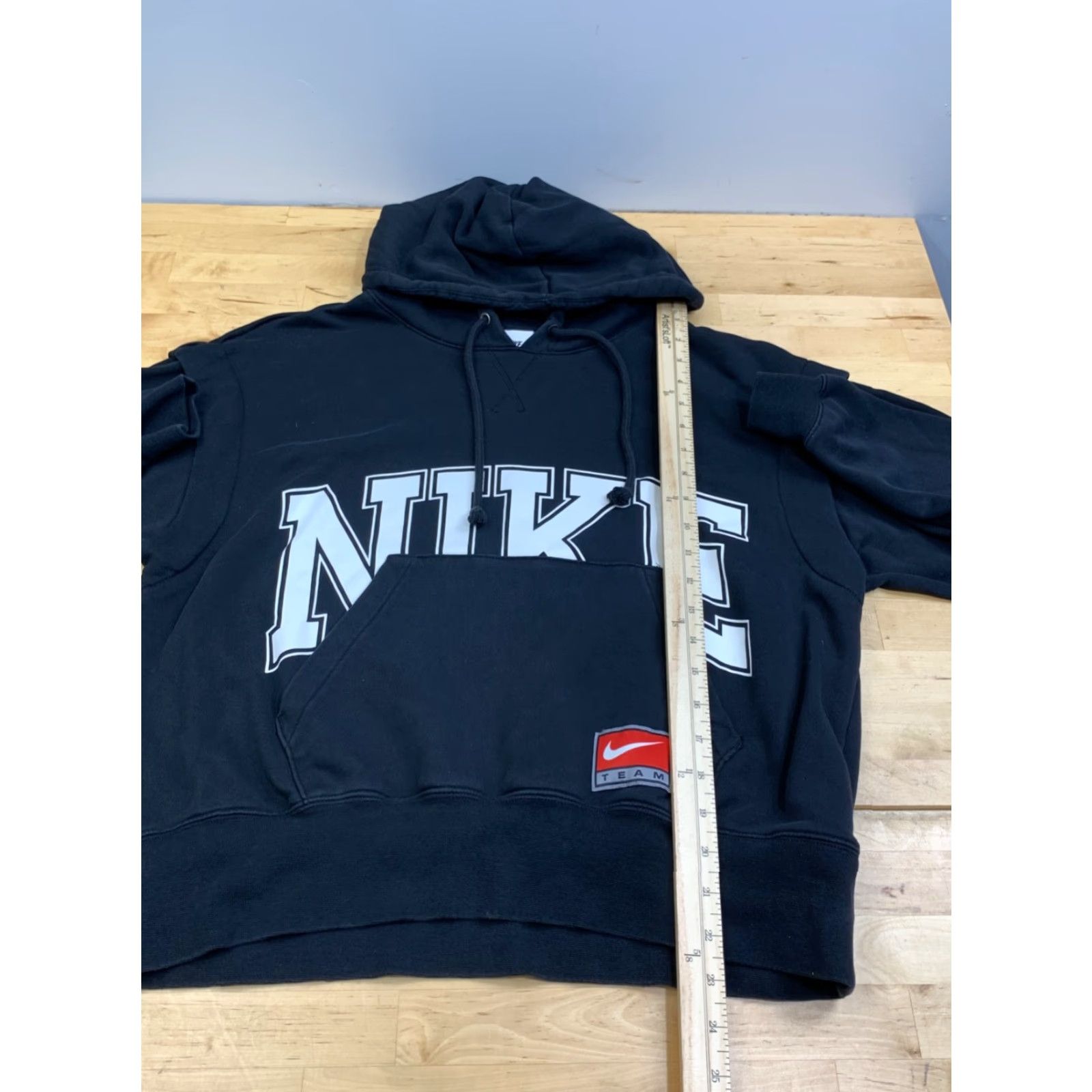 Nike Nike Hoodie Women S Black Logo Pullover Casual Workout Pullover Hooded Raglan Sleeve Fleece Nike Sportswear 13032 Size S / US 4 / IT 40 - 5 Thumbnail