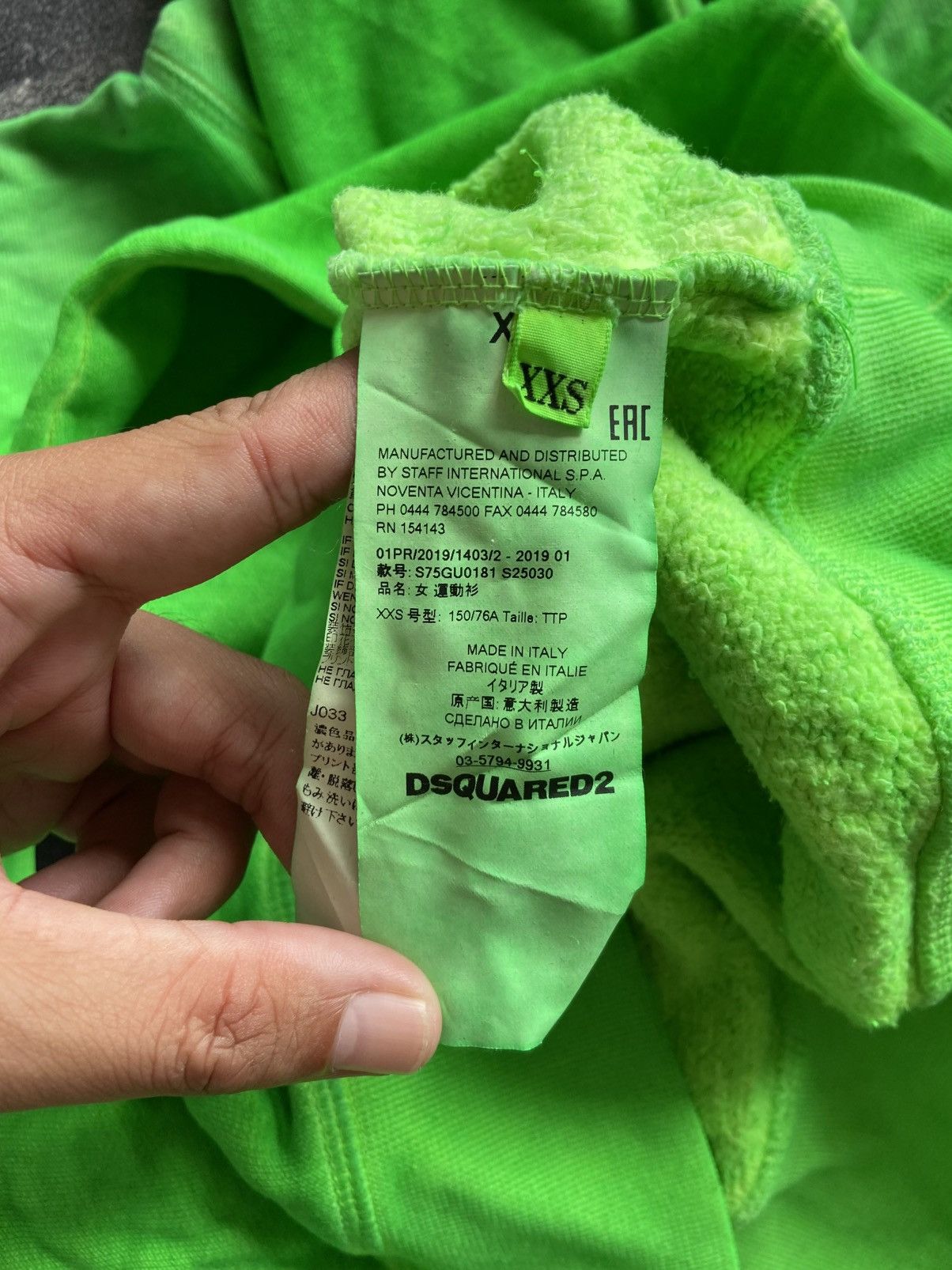 Dsquared2 Dsquared Hoodie Ifsixwasnine Size US XXS / EU 40 - 18 Thumbnail