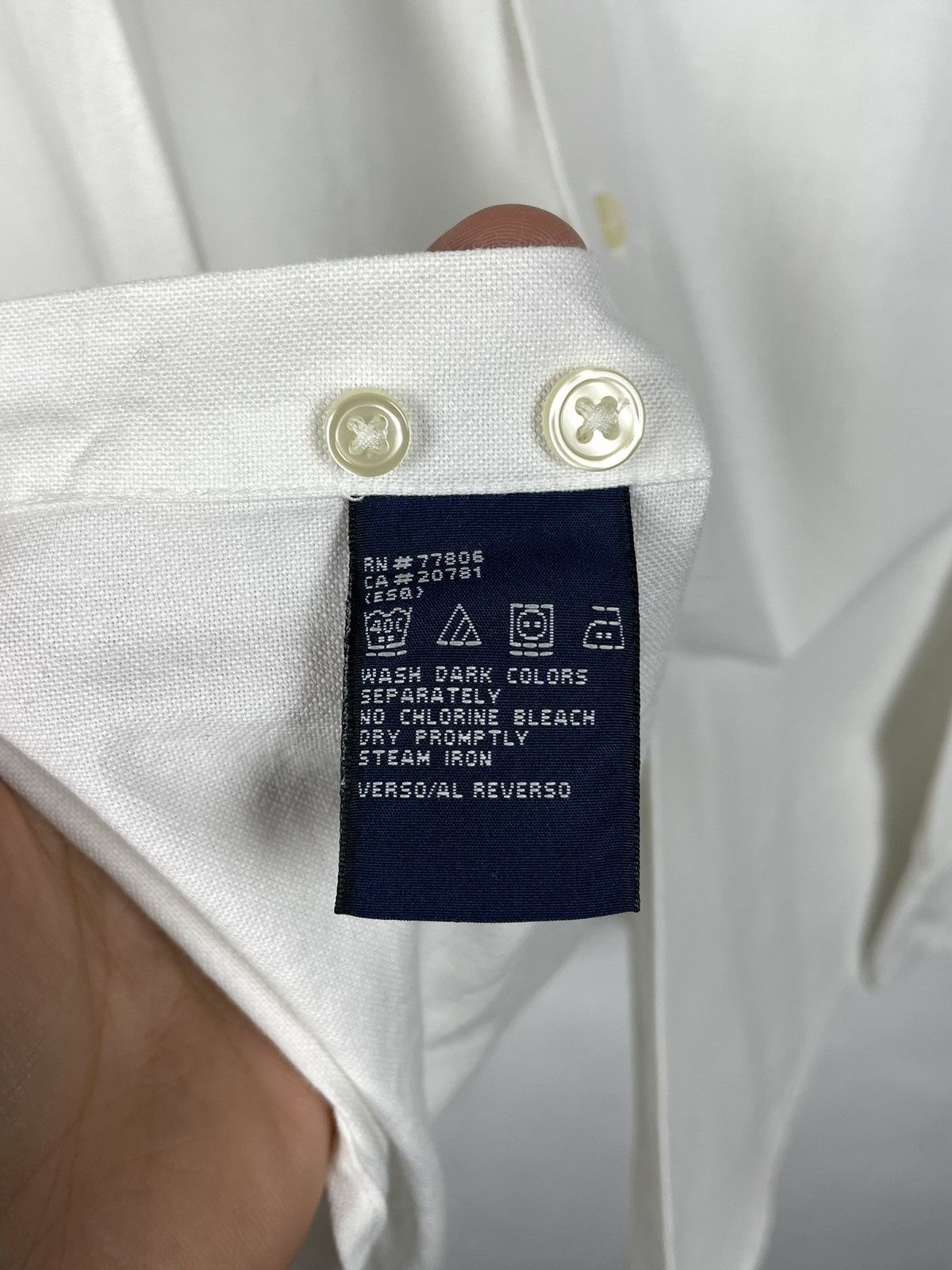 Tommy Hilfiger Tommy Hilfiger Vintage 90s White Shirt Luxury Old Money Size US XL / EU 56 / 4 - 7 Thumbnail