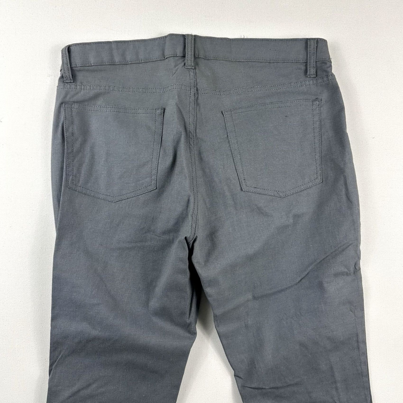 Kenneth Cole Kenneth Cole Reaction Chino Pants Slim-Fit Gray Mens 32x32 Size US 32 / EU 48 - 5 Thumbnail