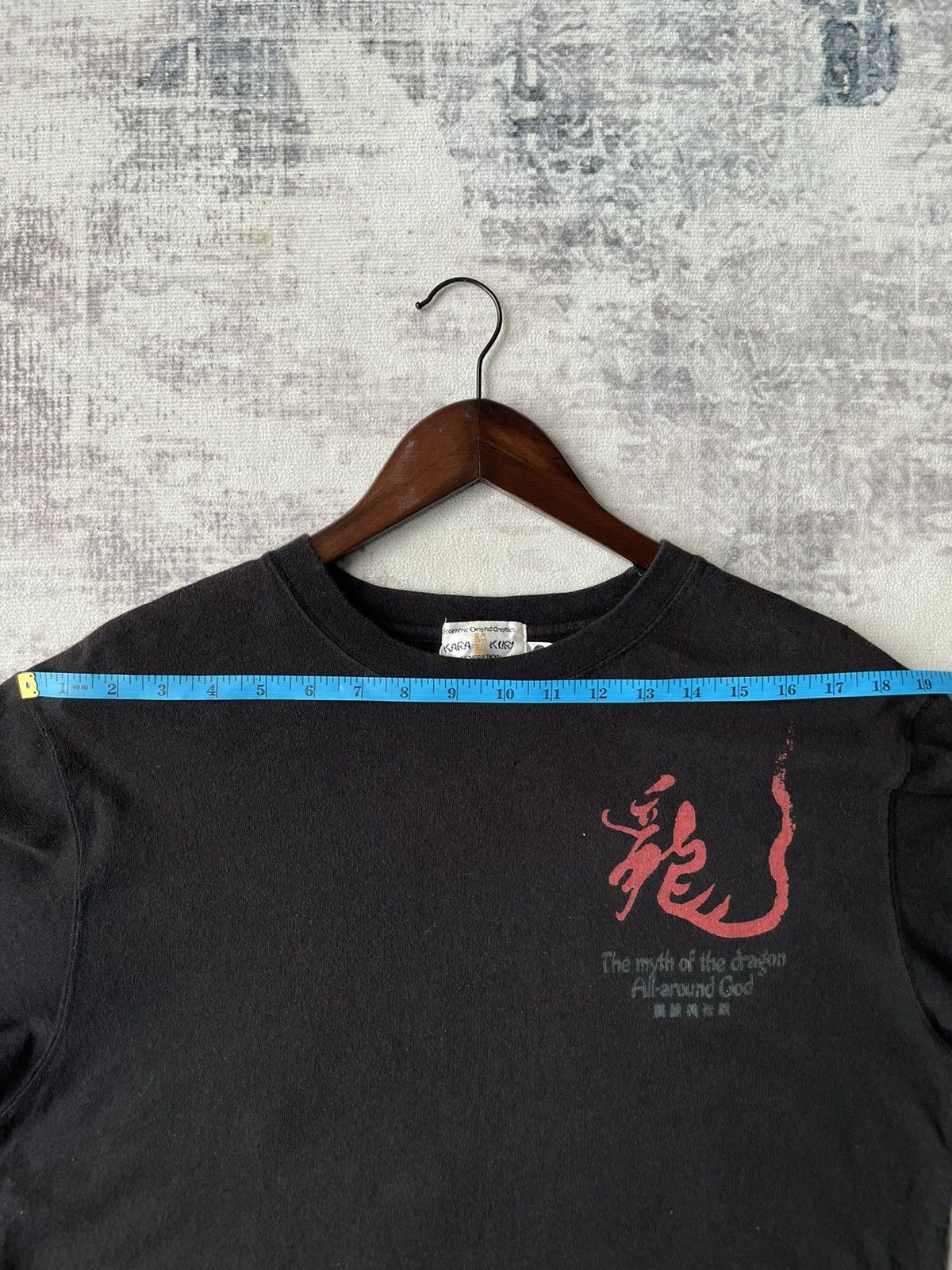 Japanese Brand Vintage Karakuri Tamashi Japan Dragon Embroidery Tshirt Size US L / EU 52-54 / 3 - 10 Thumbnail