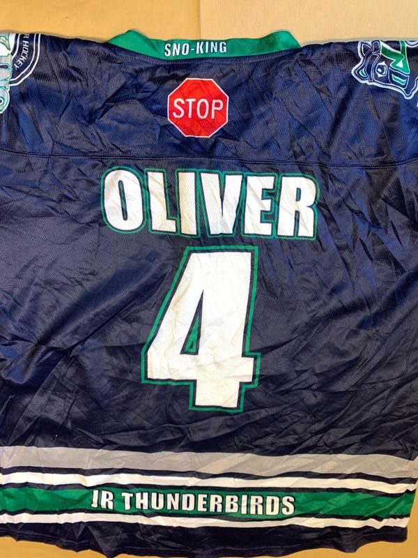 NHL Seattle Jr Thunderbirds Jersey Hockey Adult Xxl # 4 Oliver Size US XXL / EU 58 / 5 - 5 Thumbnail