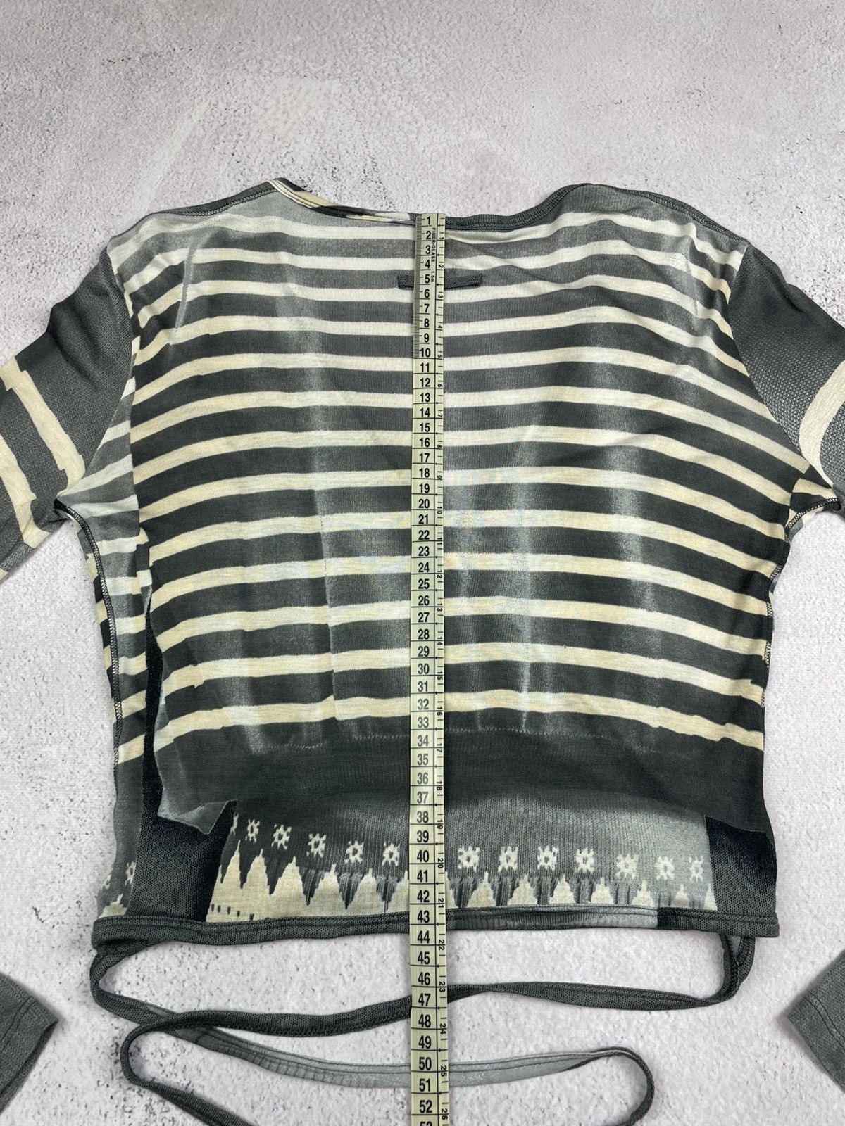Jean Paul Gaultier JPG Soleil Long-Sleeve VNeck Shirt Jean Paul Gaultier Unique Size M / US 6-8 / IT 42-44 - 16 Thumbnail