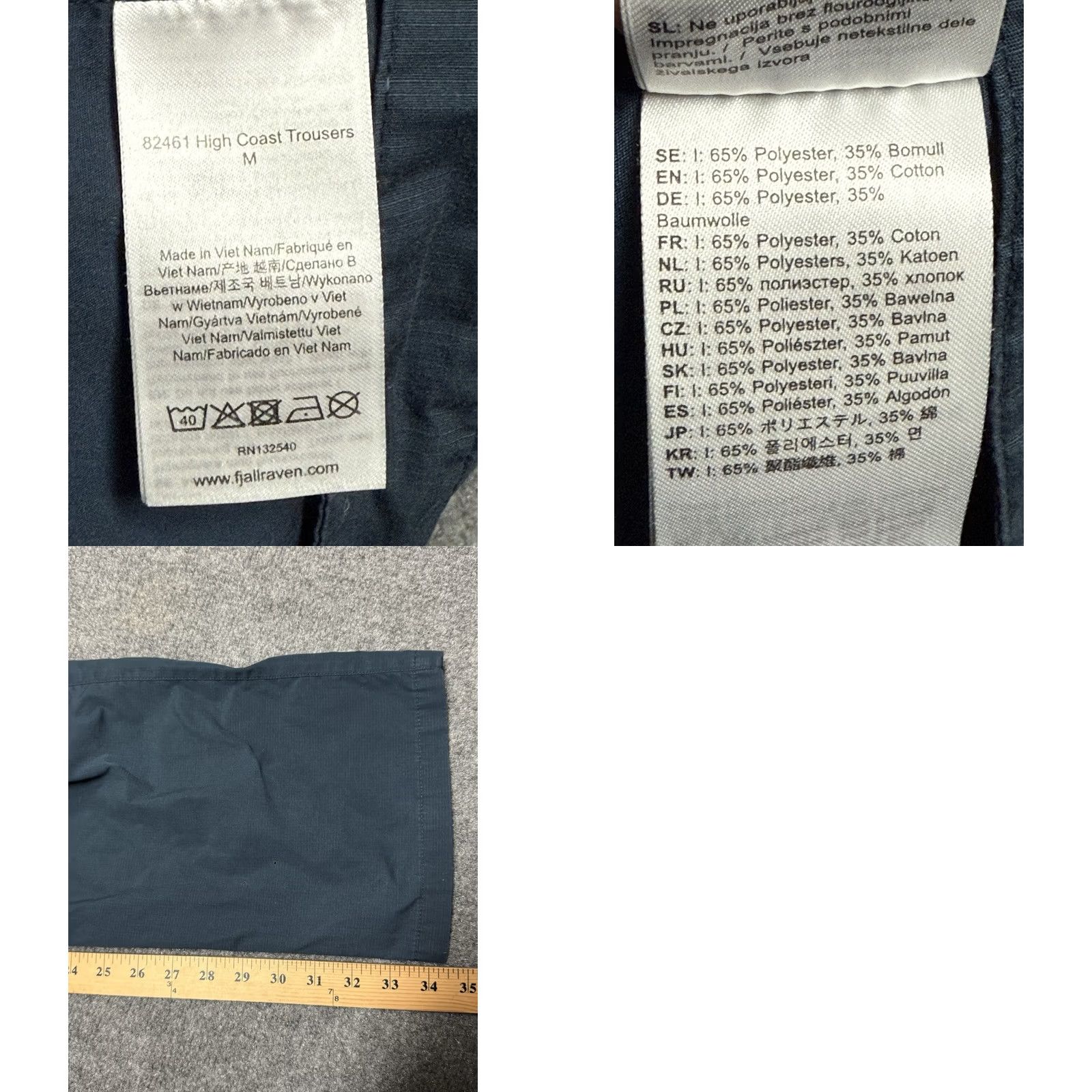 Vintage Fjällräven Pants Mens 40 Blue G-1000 High Coast Trousers Hiking Pants Long Mens 40 Blue G-1000 High Coast Trousers Hiking Pants Long Size US 40 / EU 56 - 9 Thumbnail