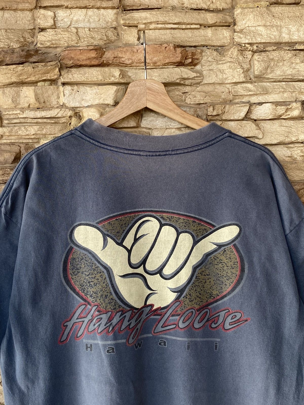 Vintage Vintage 90s Hang Loose Hawaii Surfing Tees Size US XL / EU 56 / 4 - 3 Thumbnail