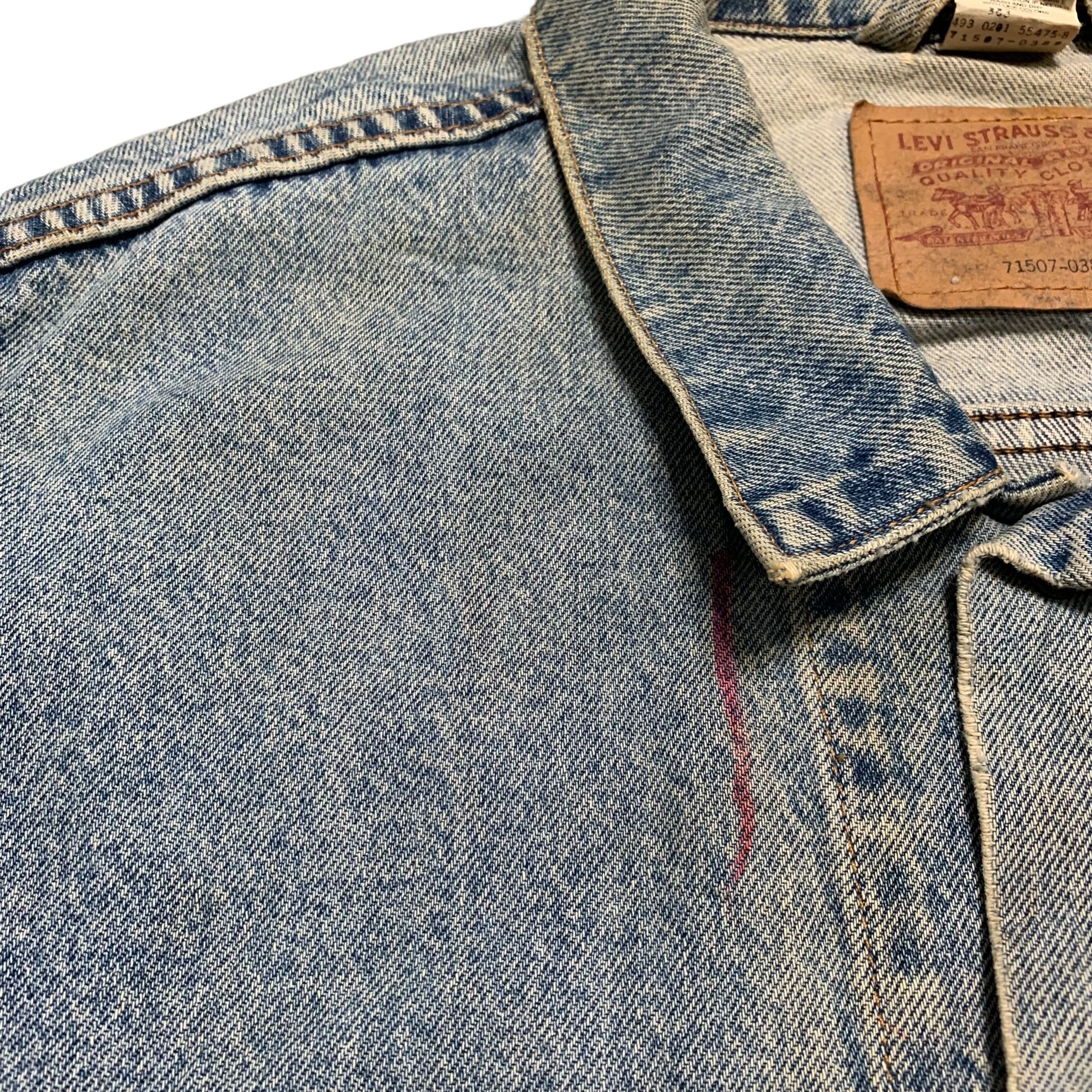 Levi's Vintage Oversize Levis 71507 Denim Jacket Size US XXL / EU 58 / 5 - 7 Thumbnail