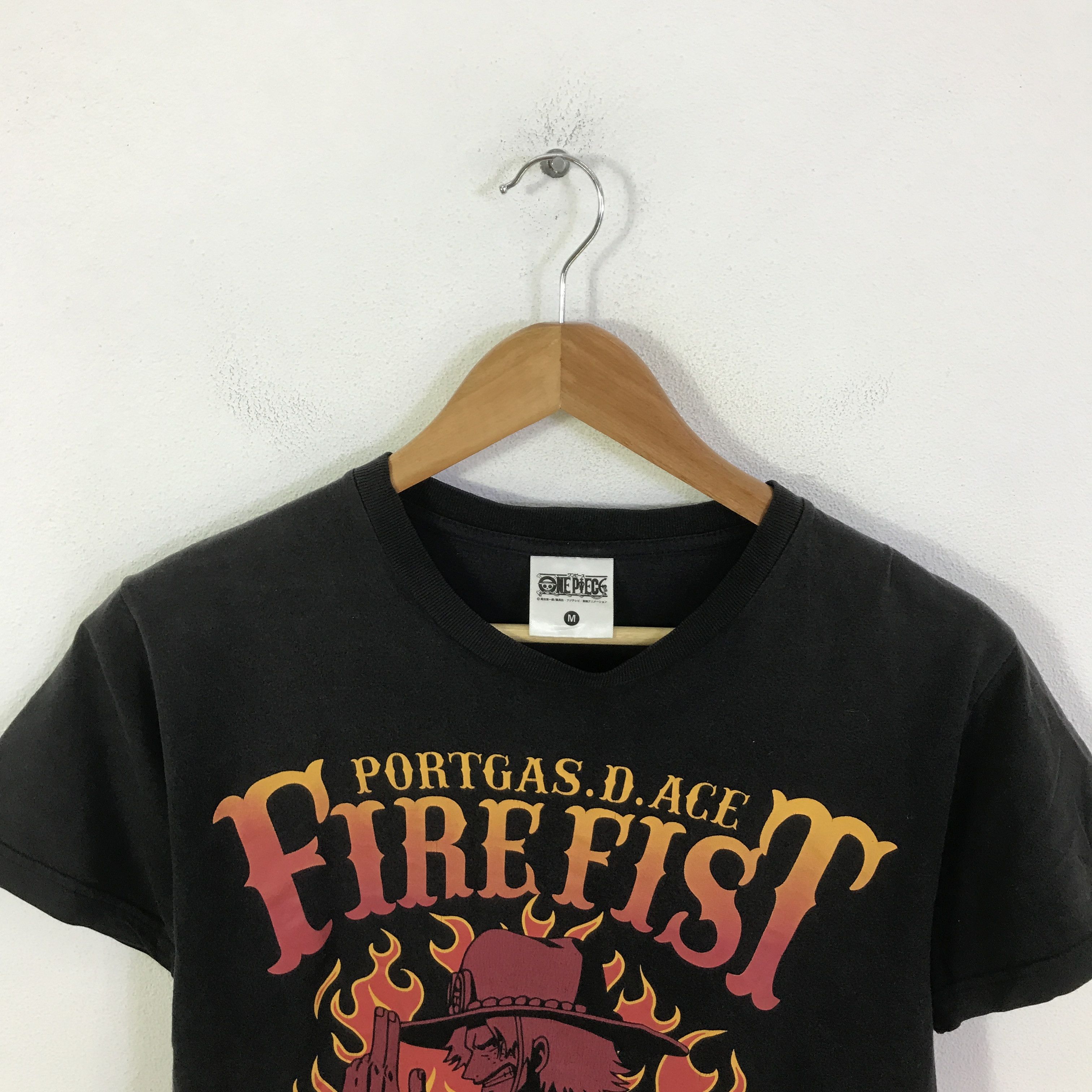 One Piece one piece black faded t-shirt K117B12 Size US M / EU 48-50 / 2 - 2 Thumbnail