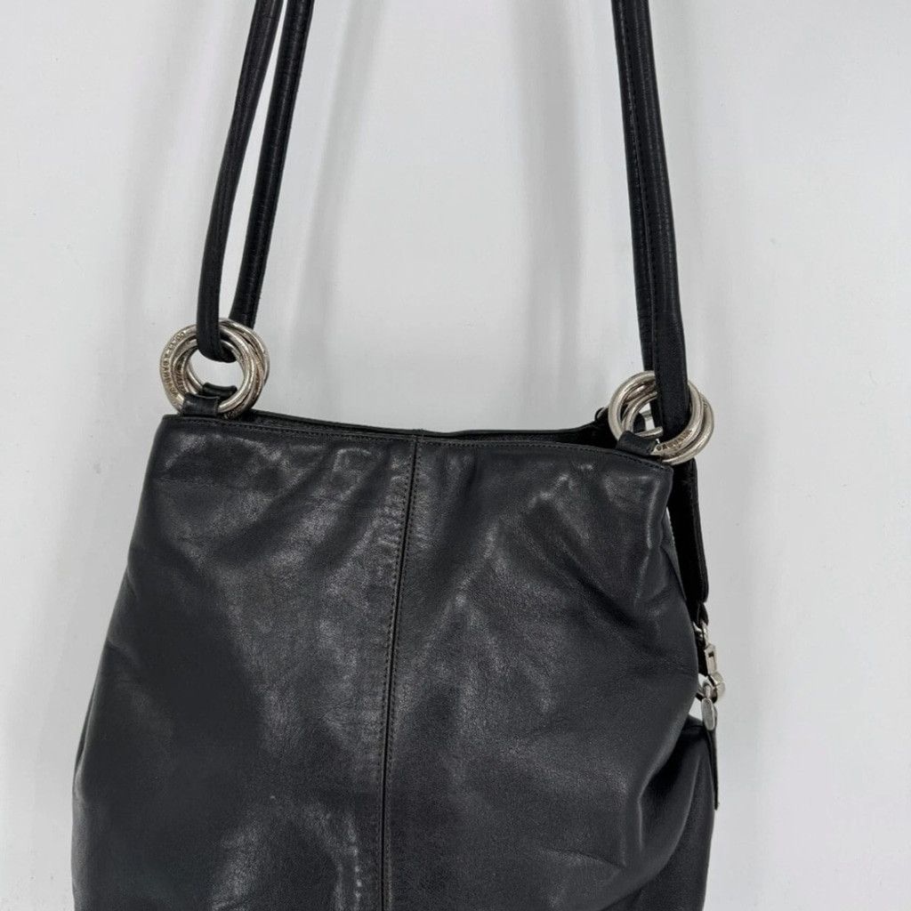 Dolce & Gabbana Dolce & Gabbana Black Leather Shoulder Bag Size ONE SIZE - 12 Thumbnail
