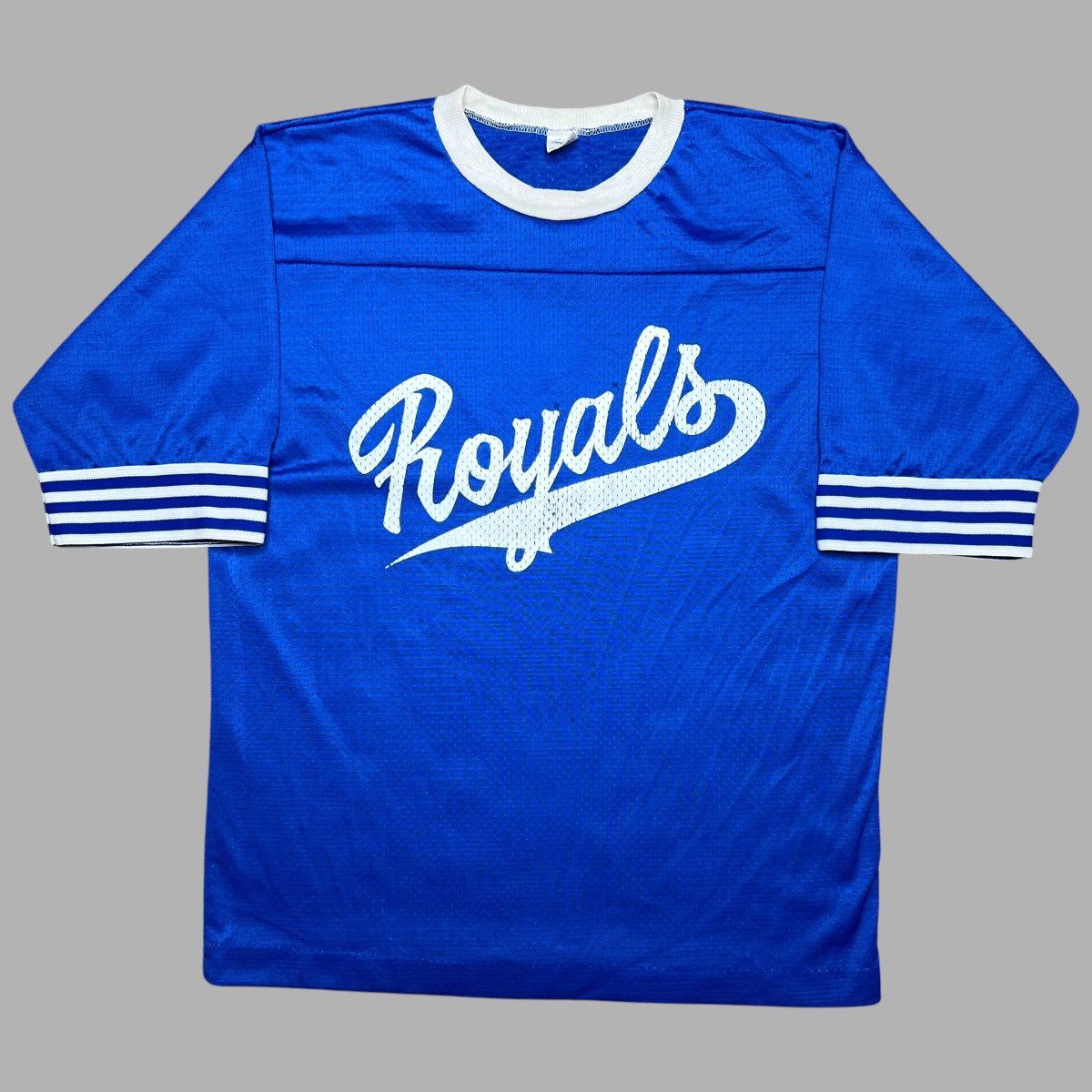 MLB × Vintage Vintage 1970s MLB Kansas City Royals Spell Out Artex Jersey Size US M / EU 48-50 / 2 - 1 Thumbnail