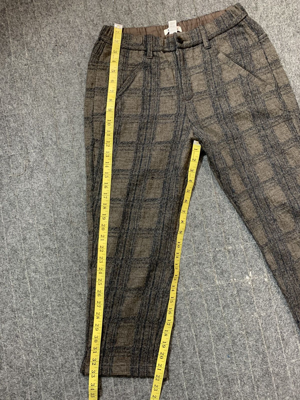 Issey Miyake Plantation Issey Miyake Chambray Pleated Checked Pan Size US 30 / EU 46 - 13 Thumbnail