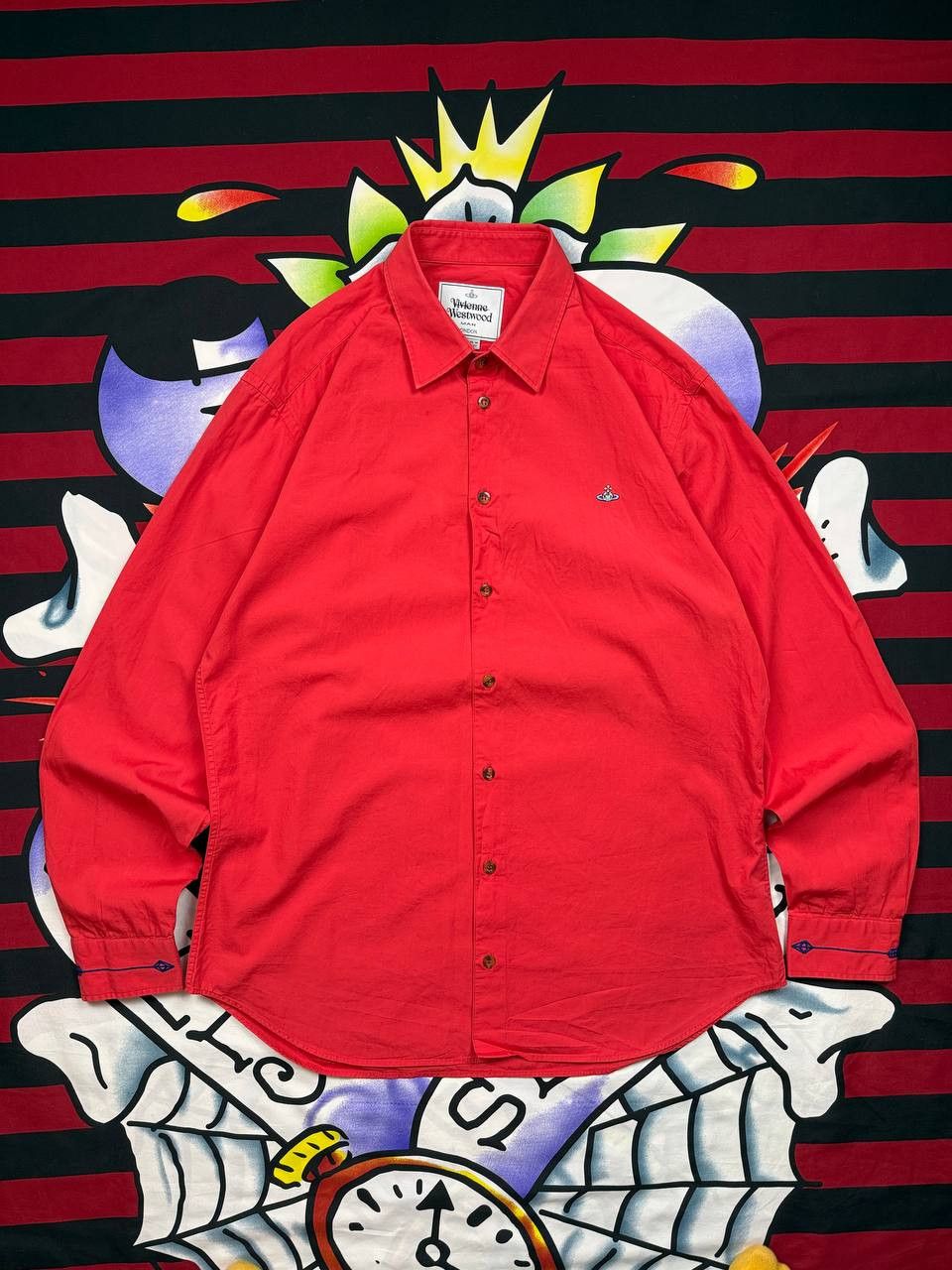 Vivienne Westwood Vivienne Westwood Arrow Arms button up shirt in red Size 52 Size US L / EU 52-54 / 3 - 2 Thumbnail