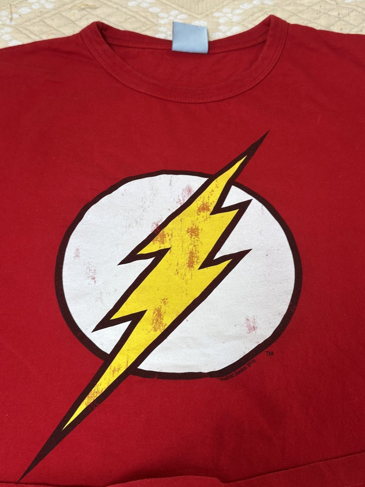 DC Comics 🔥 2000s Flash DC Comics T Shirt Vintage Movie Tee Cartoon Size US XL / EU 56 / 4 - 6 Thumbnail