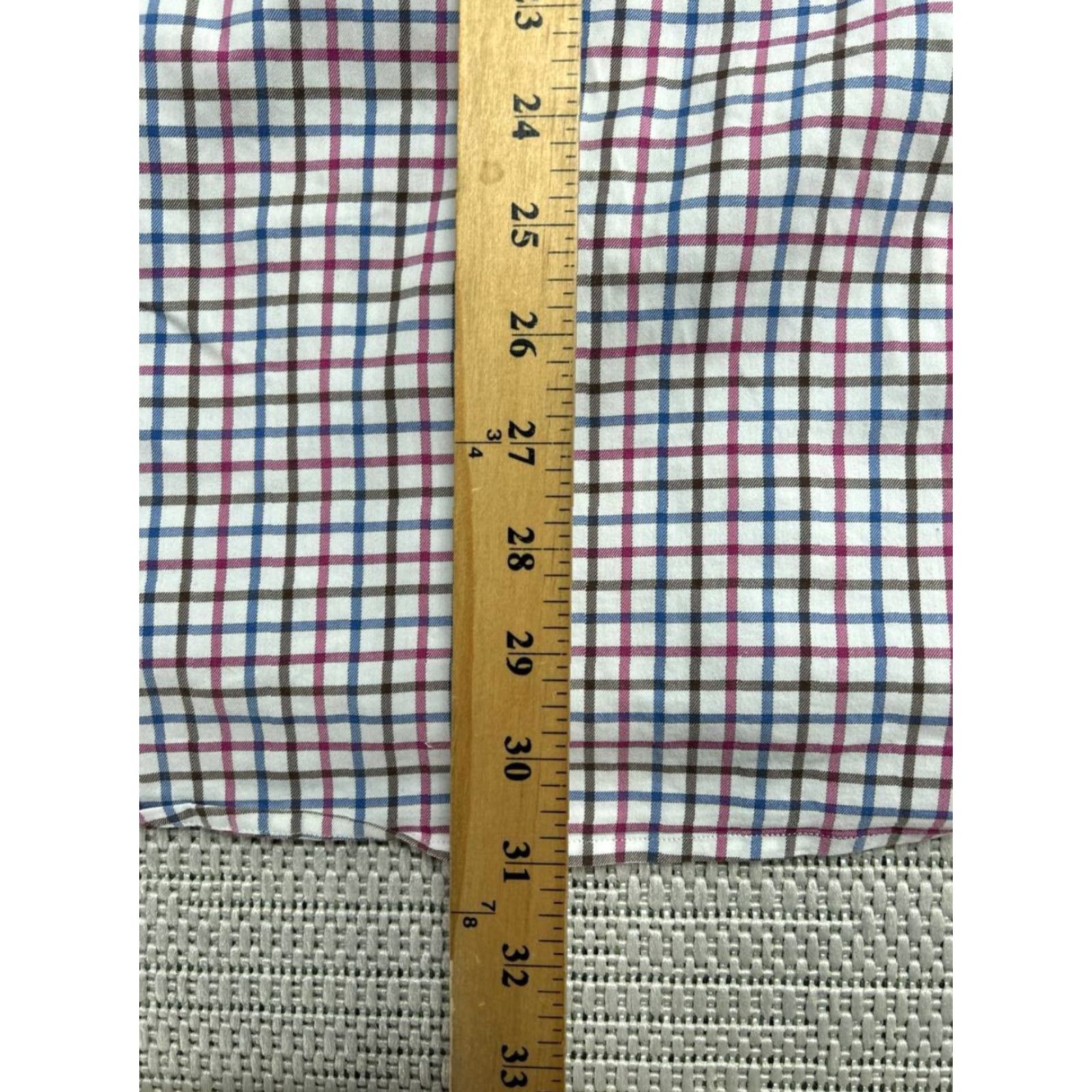 Peter Millar Peter Millar Shirt Mens XL Multicolor Cotton Stretch Plaid Checkered Button Down Shirt Size US XL / EU 56 / 4 - 6 Thumbnail