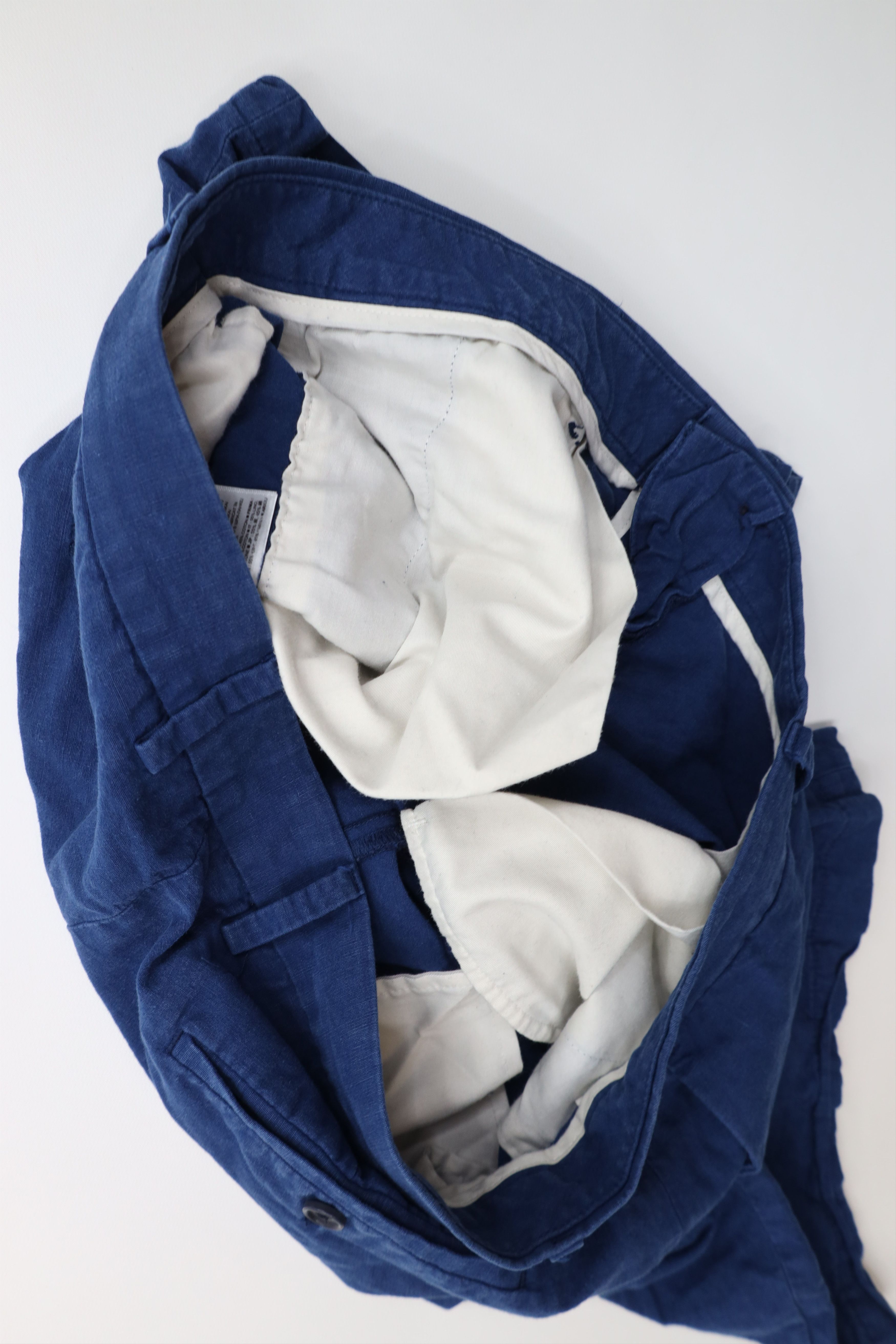Banana Republic Banana Republic Blend Aiden Above Knee Chino Shorts Blue Size US 36 / EU 52 - 9 Thumbnail