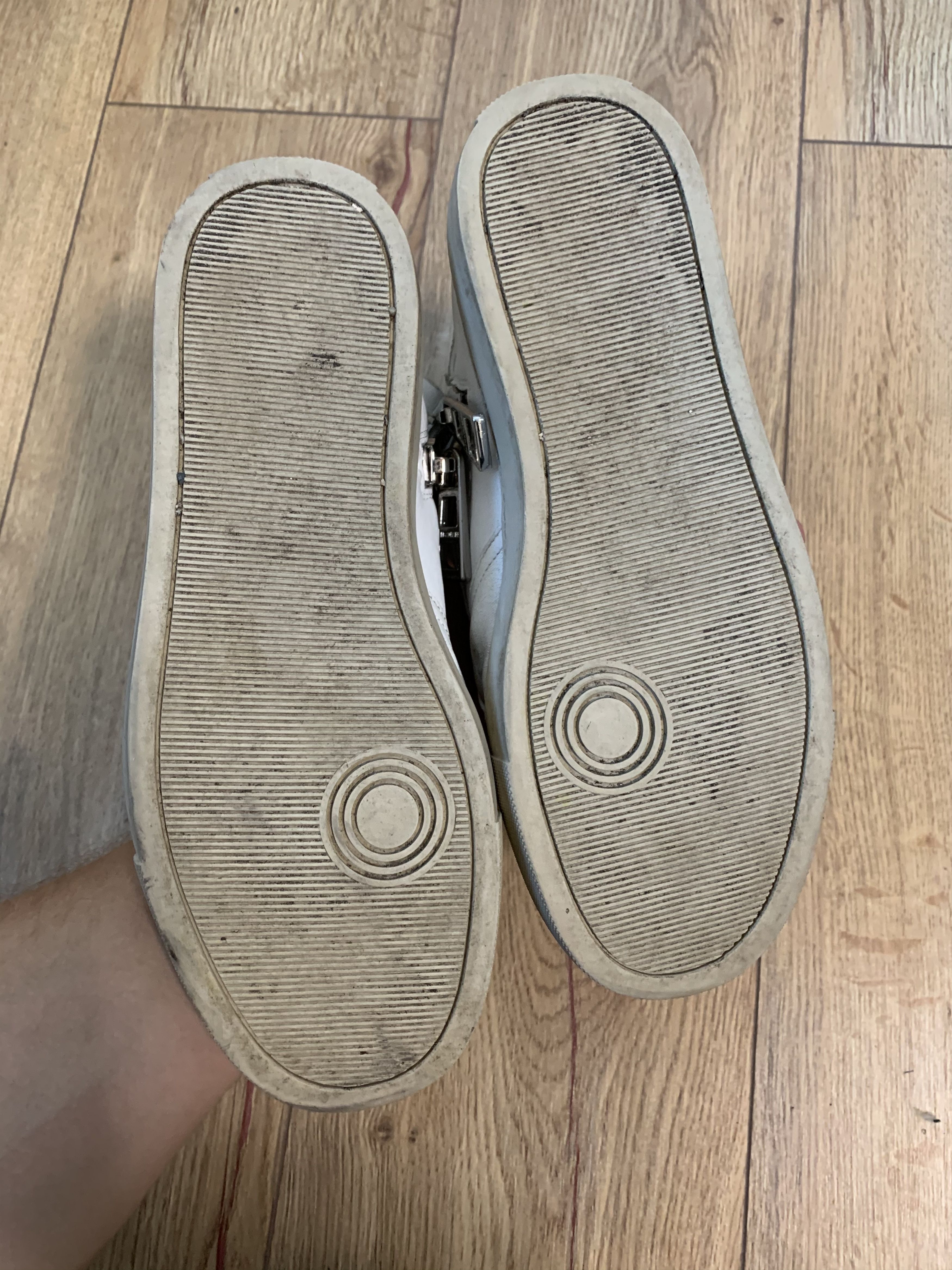 Zadig & Voltaire Zadig Voltaire hi-top sheepskin distressed sneakers Size US 6 / EU 39 - 14 Thumbnail