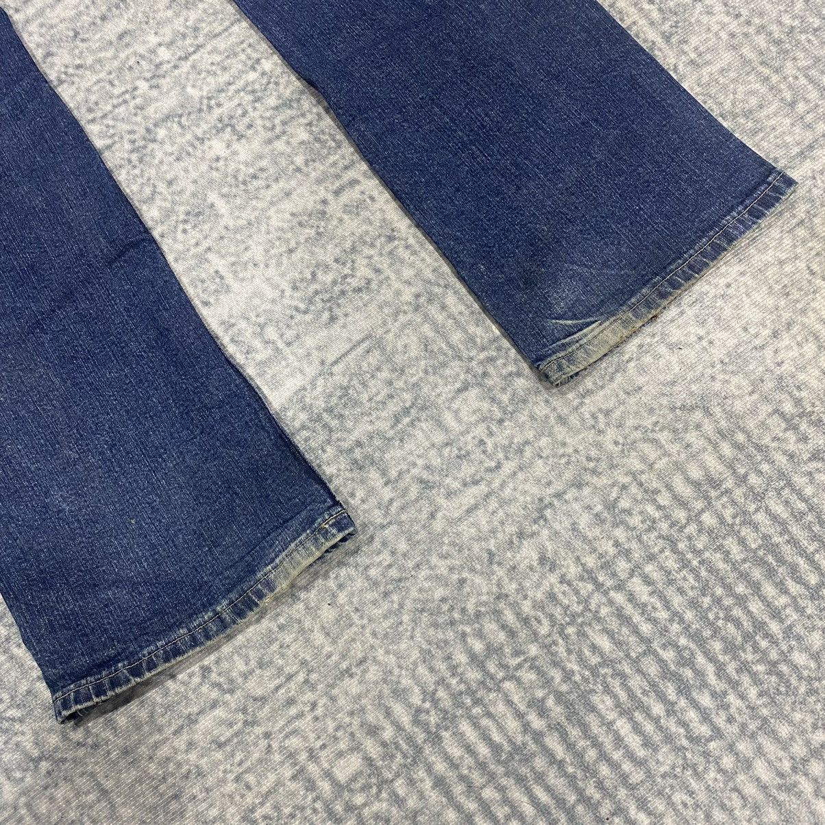 Hysteric Glamour × Japanese Brand × Le Grande Bleu (L.G.B.) Flare☠️Ikeda Jeans Mid Wash Bootcut Punk 90s Size 26" / US 2 / IT 38 - 12 Thumbnail