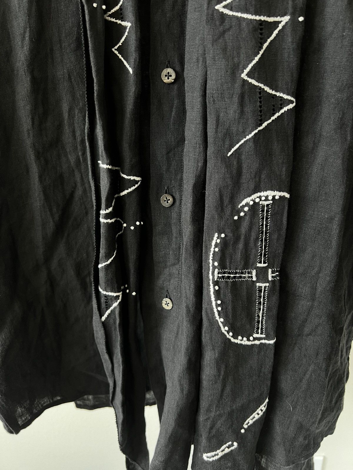 Kapital RARE! Drawn thread work shirt Size US M / EU 48-50 / 2 - 4 Thumbnail
