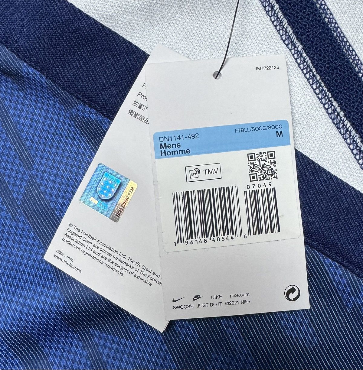 Nike England 2022 2023 Football Soccer Button Cardigan Nike Size US M / EU 48-50 / 2 - 8 Thumbnail