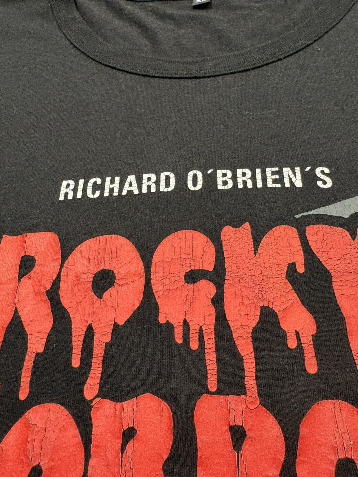 Band Tees Rocky Horror Show Graphic T Shirt Black Logo Movie Vintage Size US XL / EU 56 / 4 - 7 Thumbnail