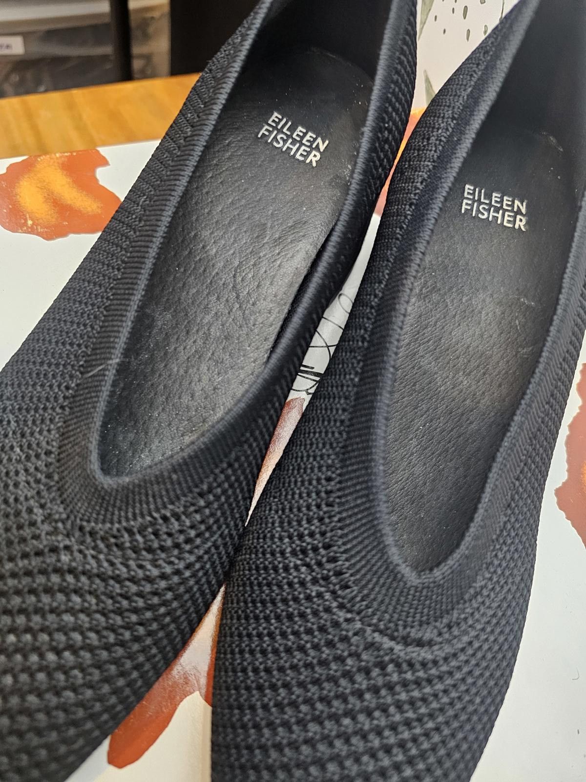 Eileen Fisher Eileen Fisher Shoes Black Womens Size 9 Heels Size US 9 / IT 39 - 6 Thumbnail