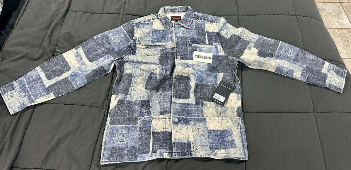 Pleasures PLEASURES Boro Work Jacket – Indigo Size US M / EU 48-50 / 2 - 3 Thumbnail