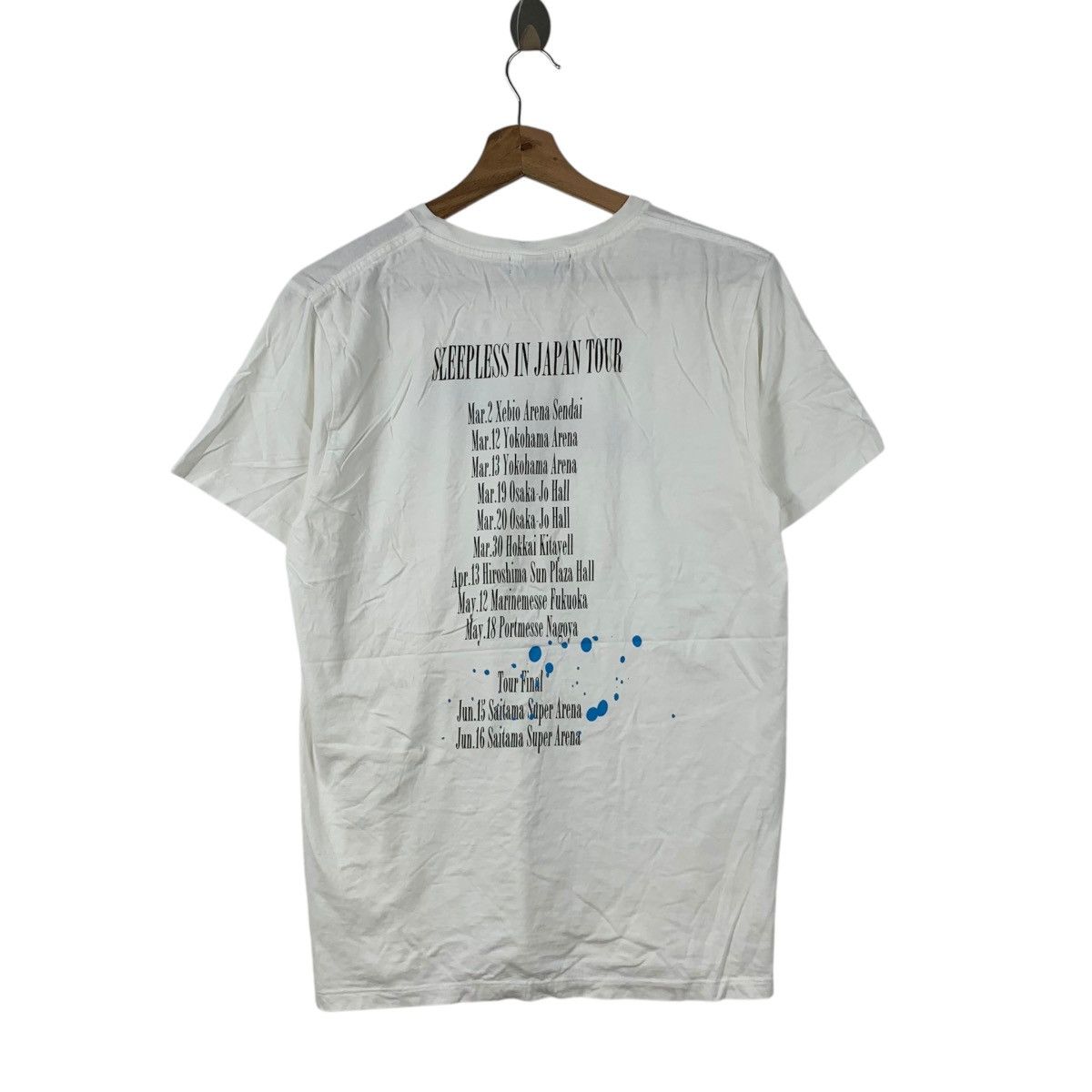 Vintage ALEXANDROS RX RECORDS Sleepless In Japan Tour Tee Shirt Size US L / EU 52-54 / 3 - 5 Thumbnail
