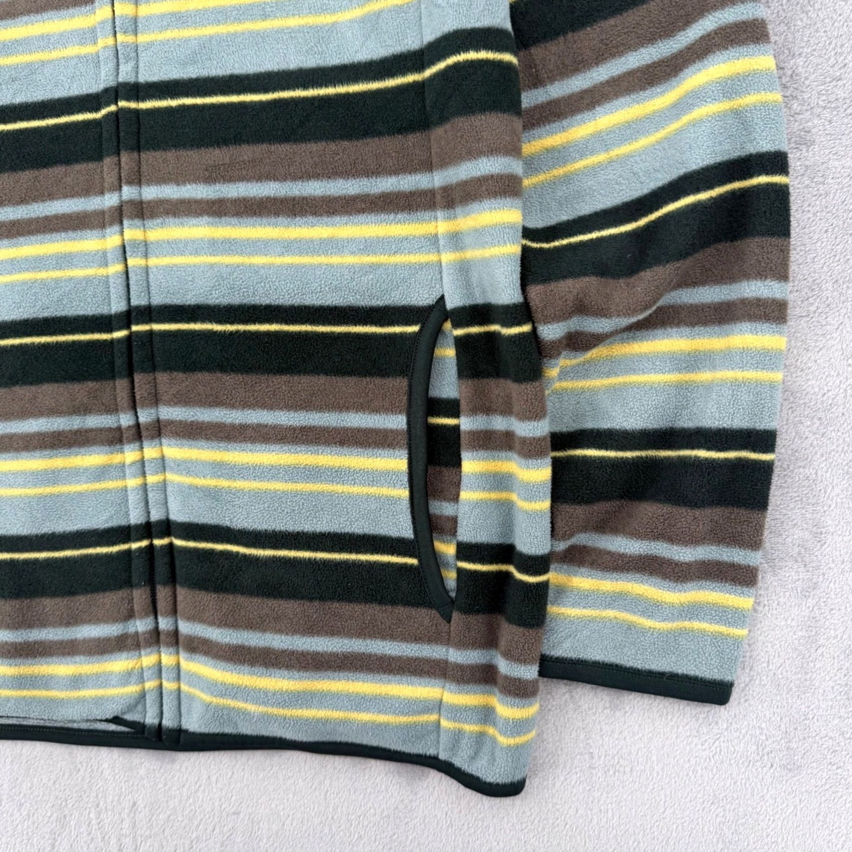 Patagonia VINTAGE Patagonia Synchilla Fleece Jacket Full Zip Striped Womens Medium Size M / US 6-8 / IT 42-44 - 4 Thumbnail