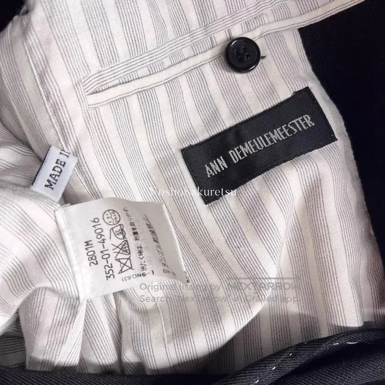 Ann Demeulemeester Ann Demeulemeester Vintage Polyester Blazer. Size US S / EU 44-46 / 1 - 4 Thumbnail