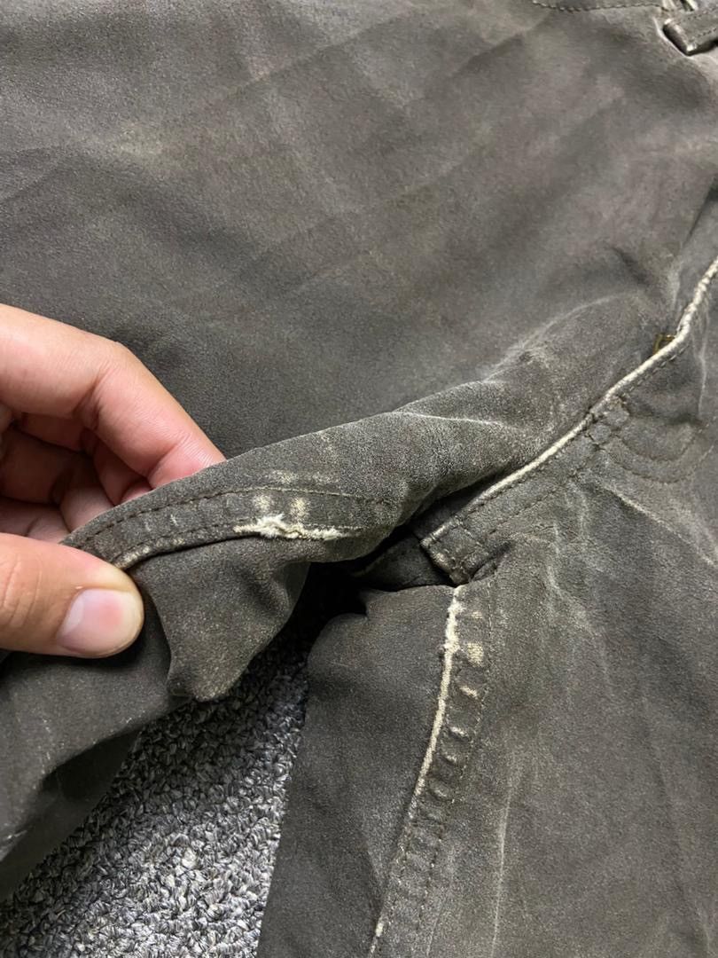 Japanese Brand Tomorrowland Leather Suede Pants (189) Size US 29 - 9 Thumbnail