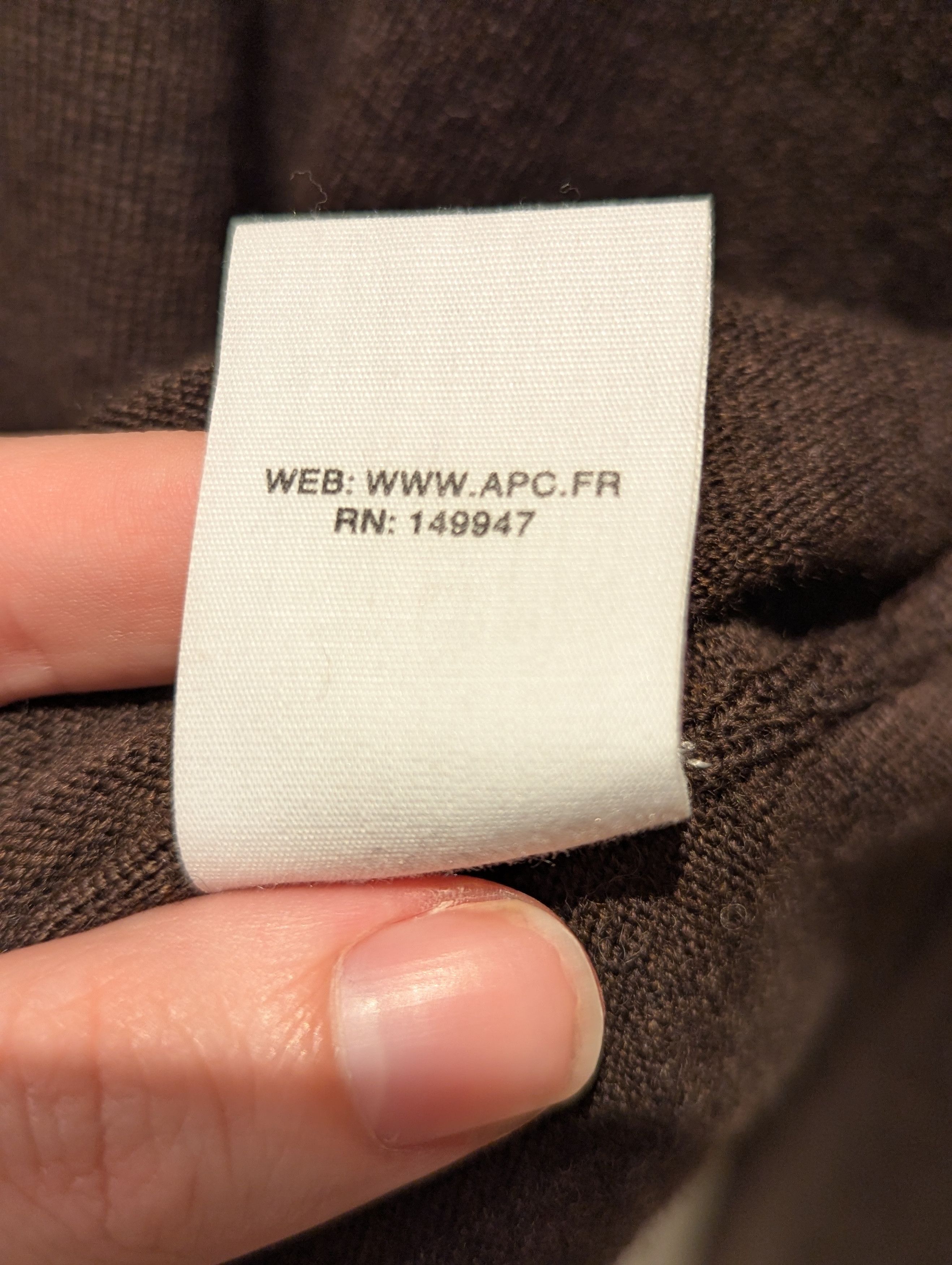 A.P.C. Brown Wool Turtleneck Size US S / EU 44-46 / 1 - 5 Thumbnail