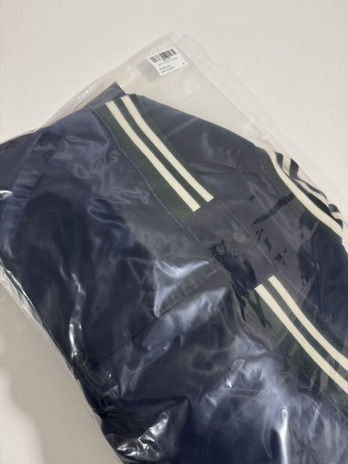 Aime Leon Dore Overlay logo satin varsity jacket Size US M / EU 48-50 / 2 - 7 Thumbnail