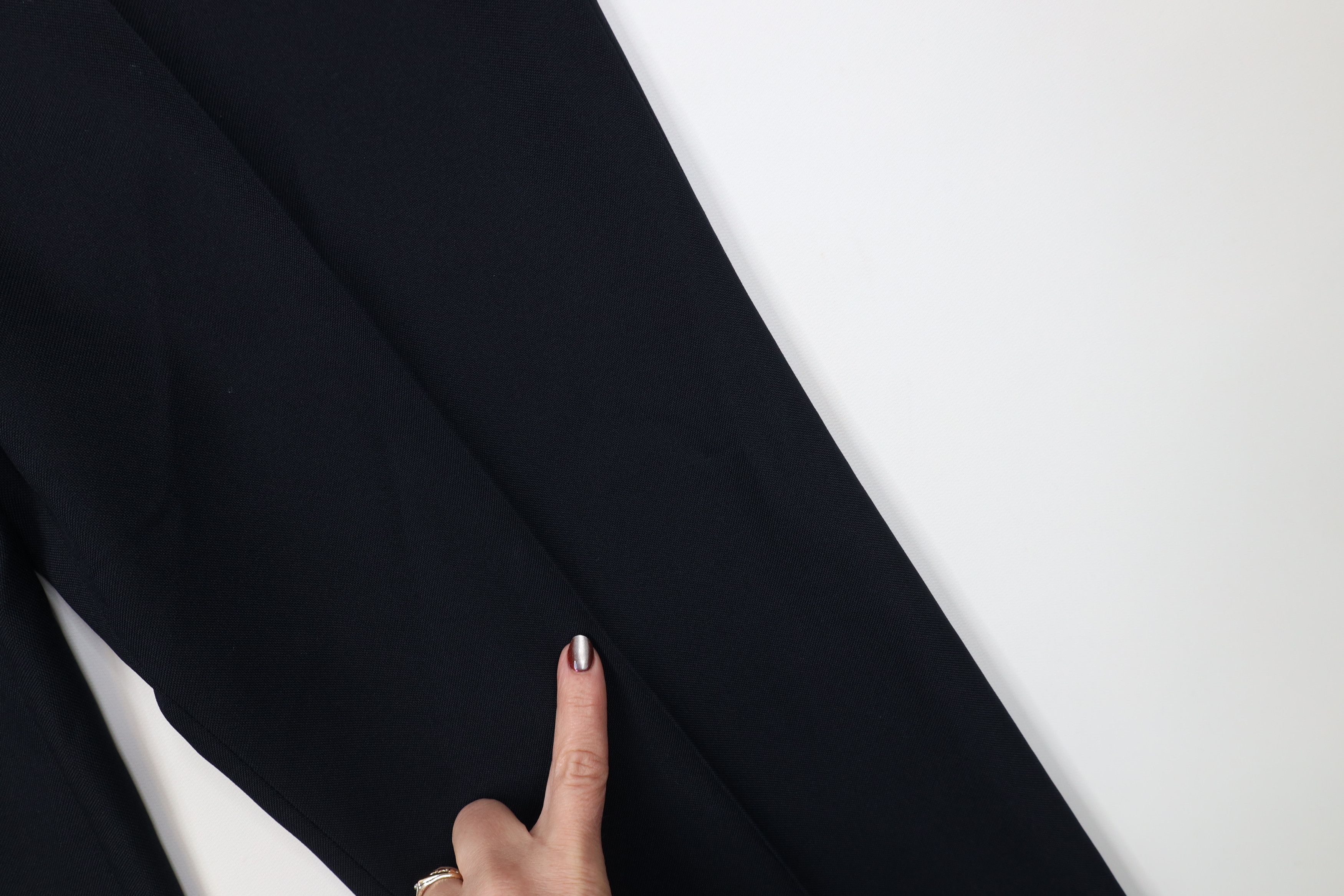 Vintage Vintage 70s Streetwear Flared Wide Leg Chino Pants Navy Blue Size US 38 / EU 54 - 5 Thumbnail