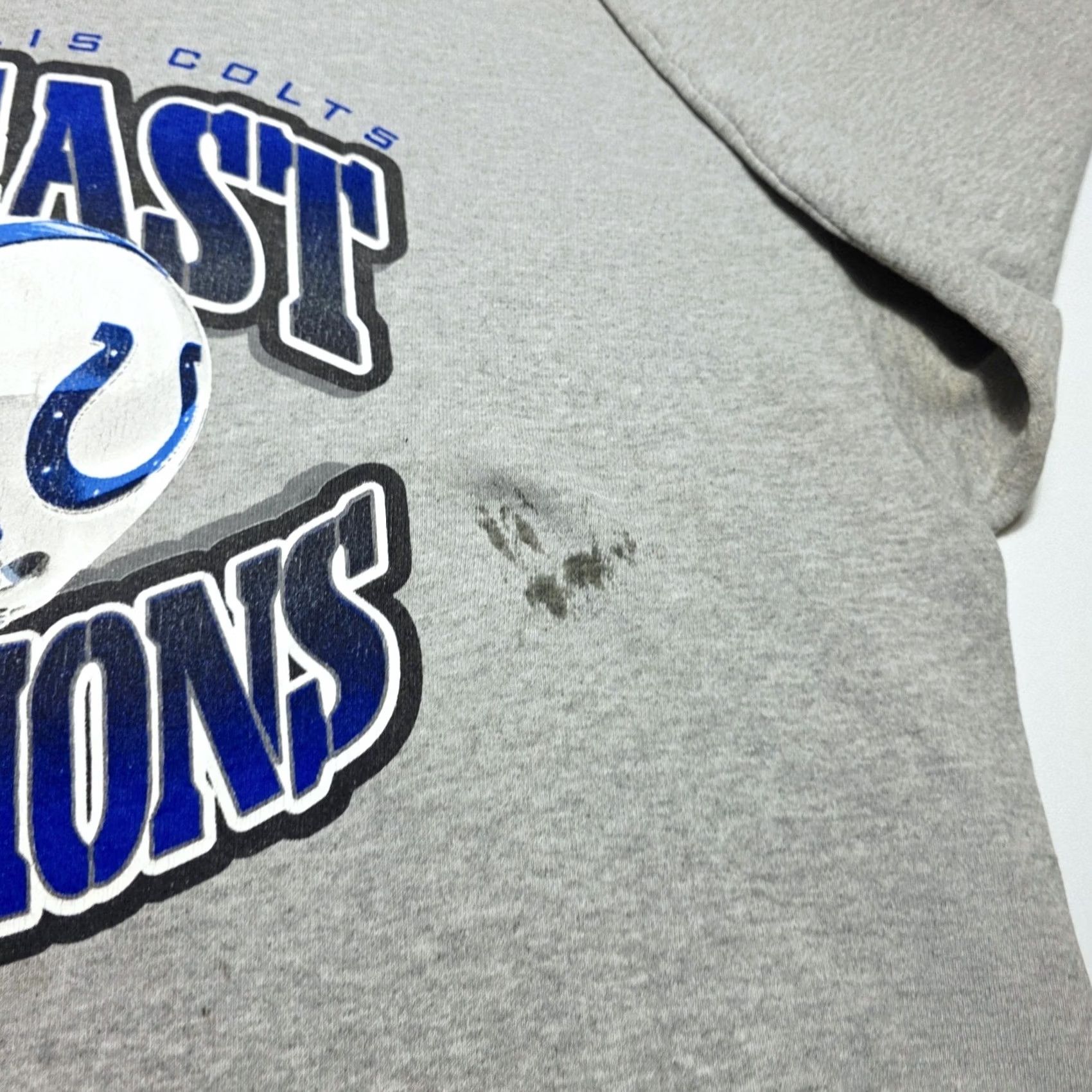 Logo Athletic VINTAGE Logo Athletic Colts Sweatshirt XL 1999 AFC East Champions Gray 90s Mens Size US XL / EU 56 / 4 - 5 Thumbnail