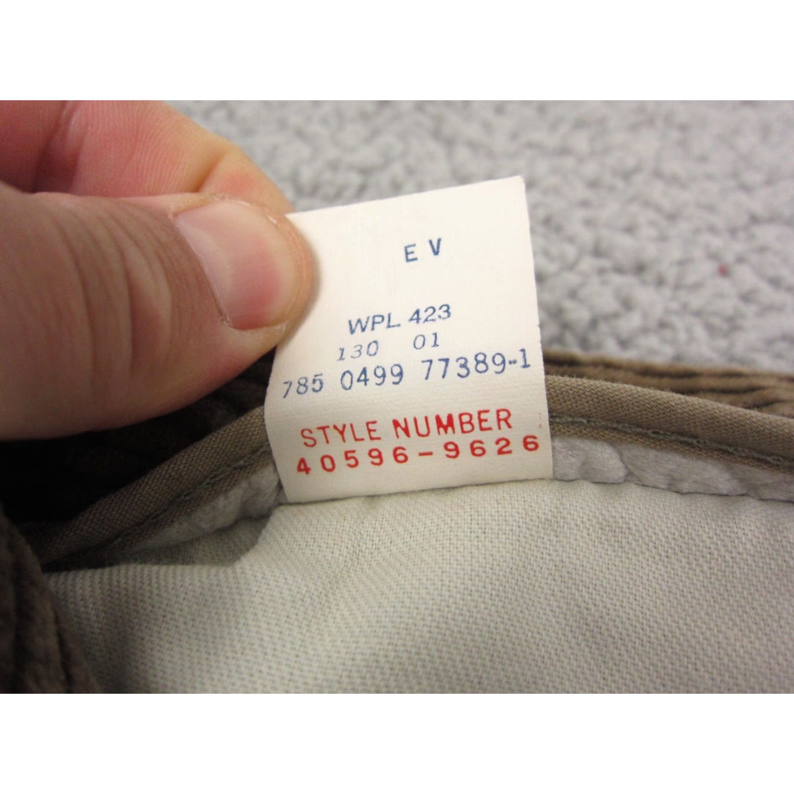 Dockers VINTAGE Dockers Pants Khakis Corduroy Green 36x30 Men Straight Baggy 90s Khakis Mens Dockers Pants Size US 36 / EU 52 - 6 Thumbnail