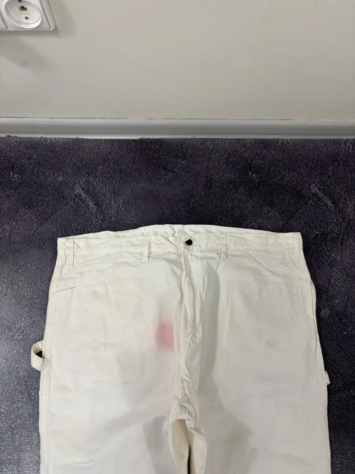 Dickies × Vintage Vintage Dickies Y2K White USA Hype Work Baggy Pants Size US 44 / EU 60 - 9 Thumbnail